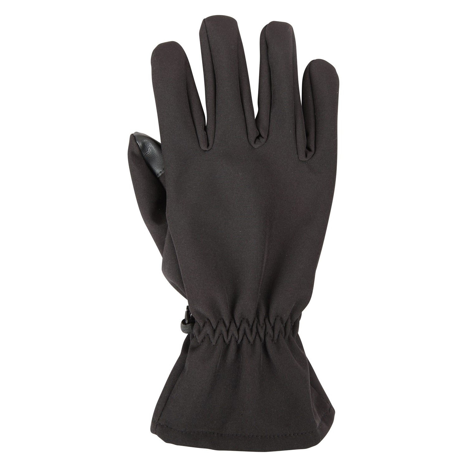 Mountain Warehouse Mens Windproof Water Repellent Winter Gloves (Black) - Size Small