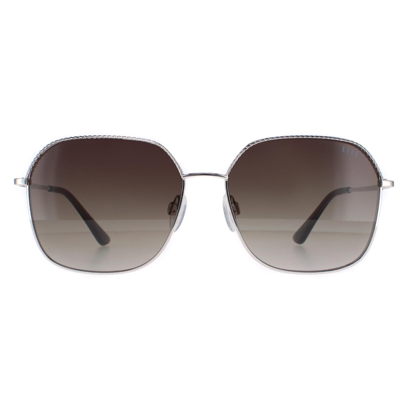 Thumbnail - Elle Square Womens Silber Grau Gradient 14906