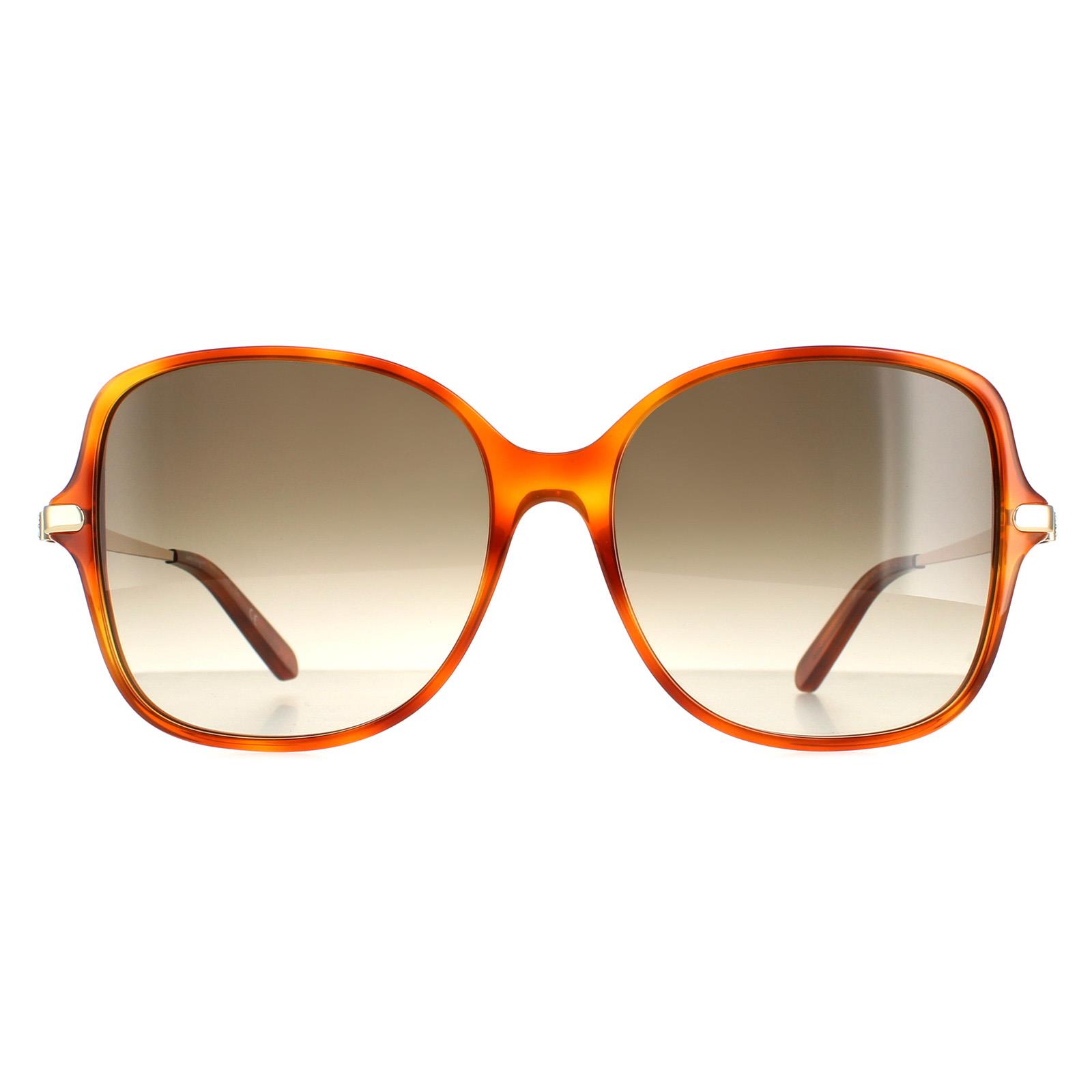 Thumbnail - Salvatore Ferragamo Square Damen Schildkröte Grau Gradient SF990SR