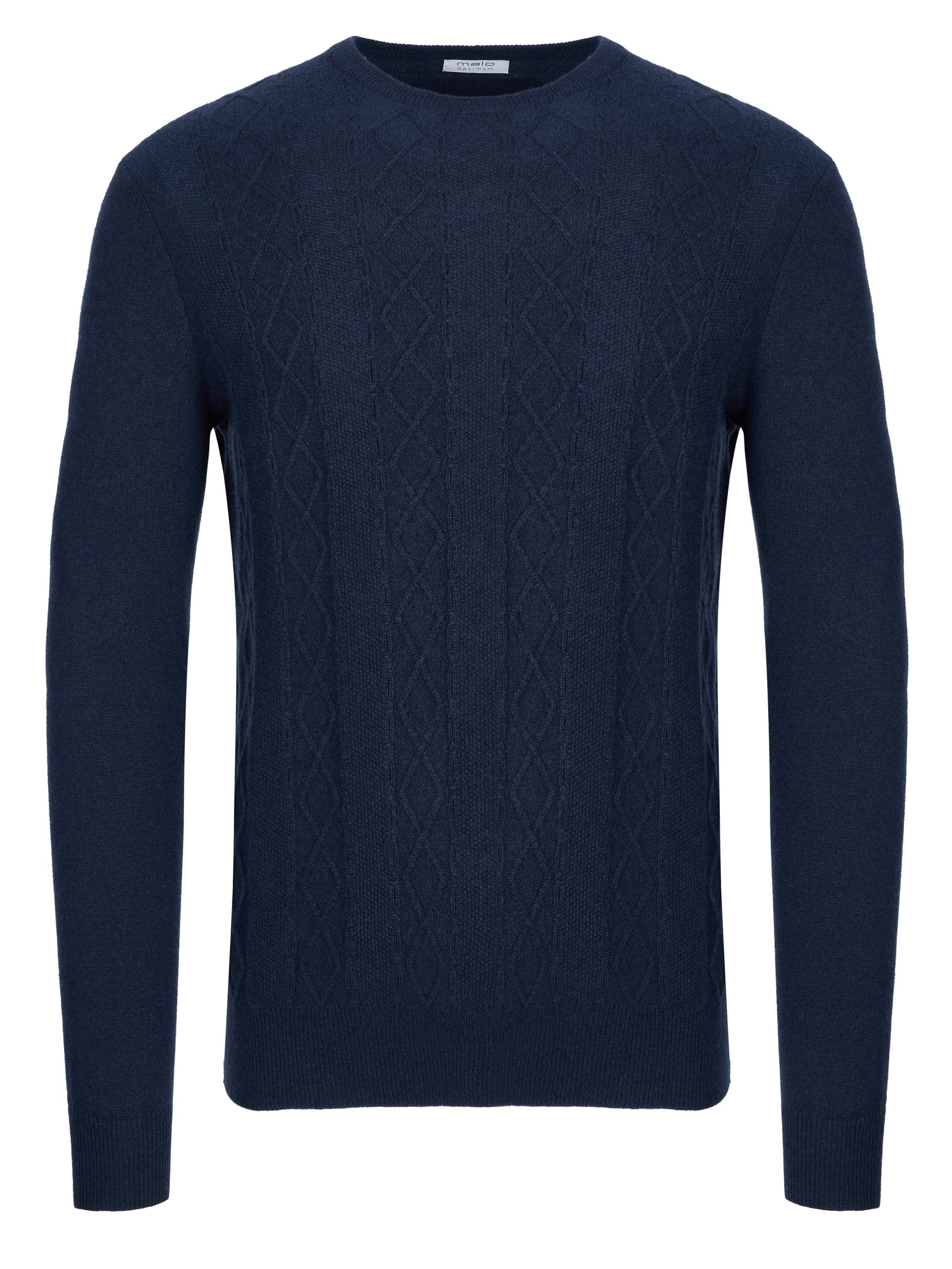 Thumbnail - Malo Optimum Kaschmir Pullover navy
