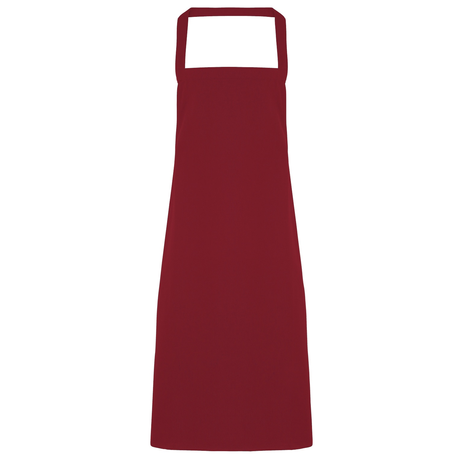 Premier Ladies/Womens Slim Apron (ohne Tasche) (2er-Pack) (Burgunderrot)