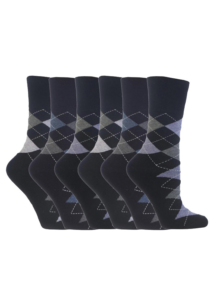 Thumbnail - Gentle Grip - 6 Paar Damen Gentle Grip Nicht elastische Socken - LGG41