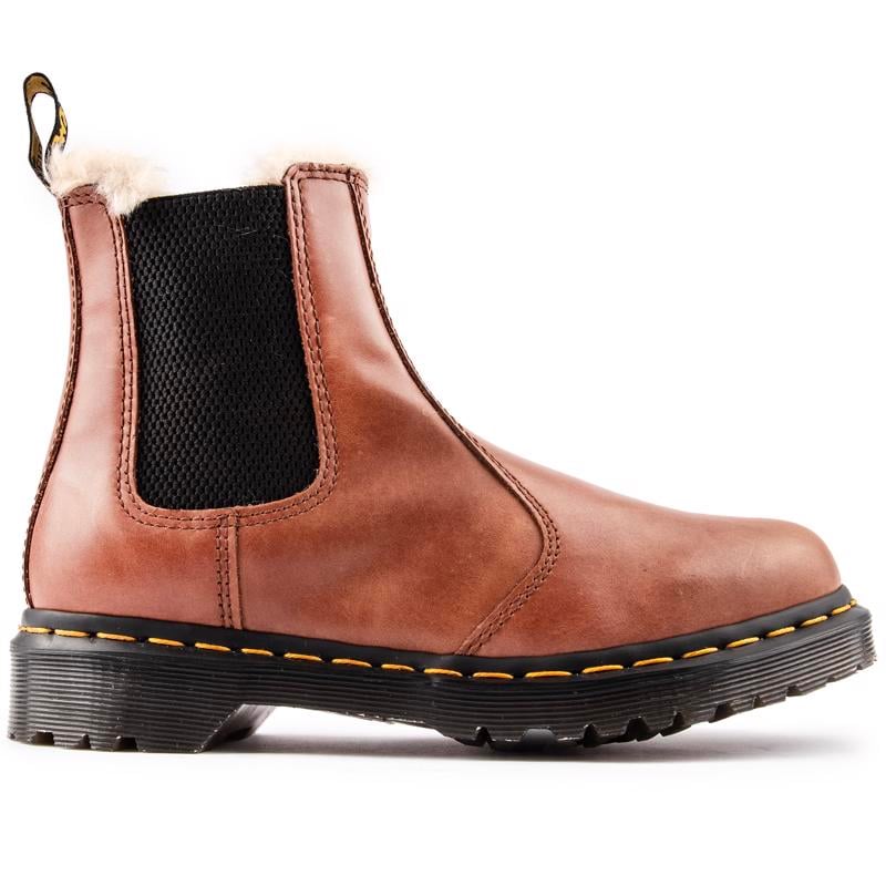 Dr Martens Womens 2976 Fl Boots – Tan Leather – Size UK 5