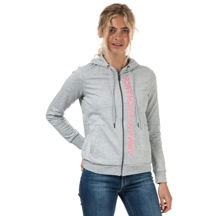 Thumbnail - Armani Exchange Damen Kapuzenpullover mit Reißverschluss in Grau