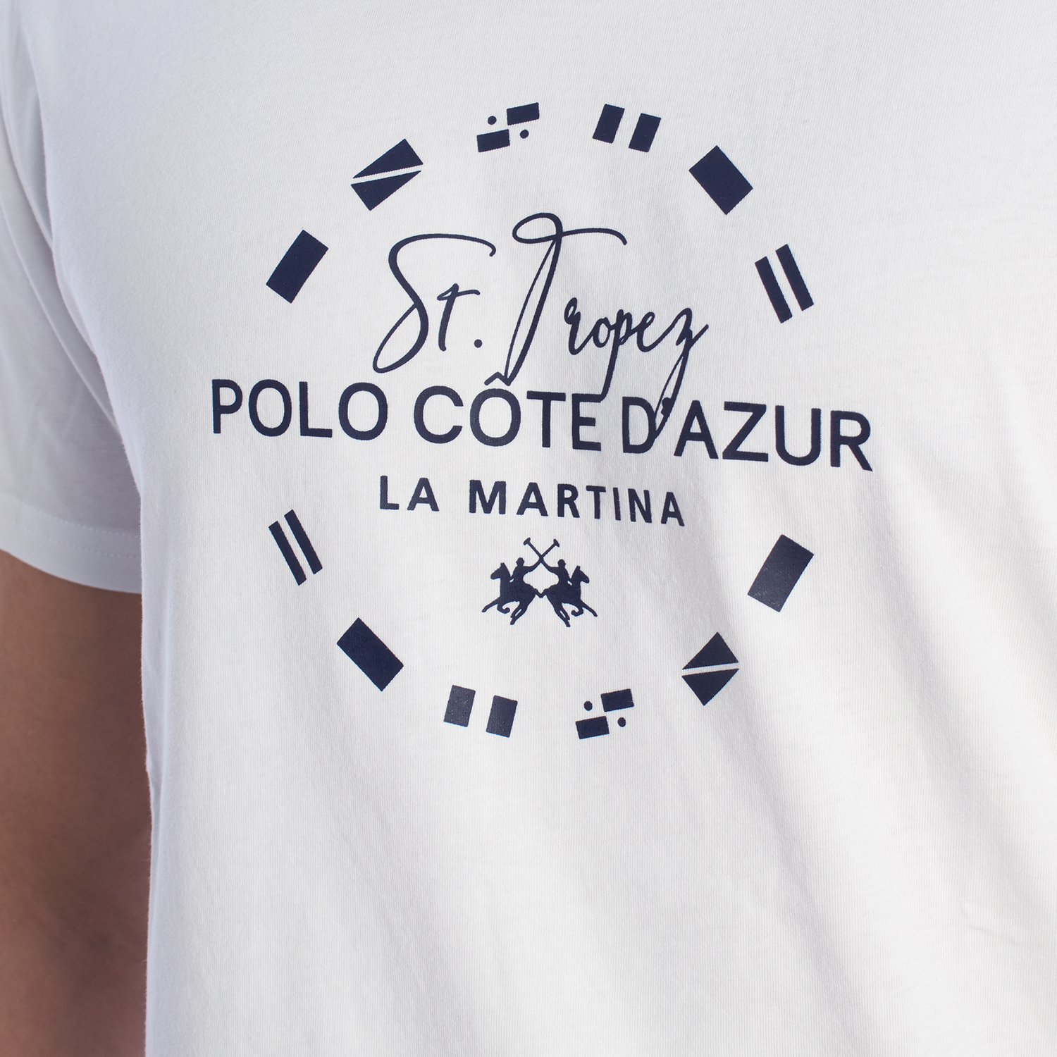 LA MARTINA YMR321-JS206 Regular Fit kortärmad t-shirt för män herr – bild 2