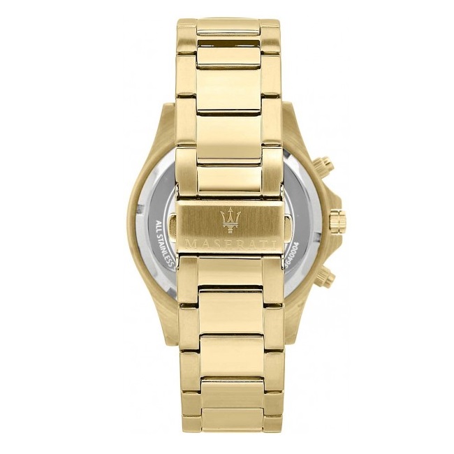 Maserati Sfida metallband guld R8873640005 analoga klockor herr – bild 3