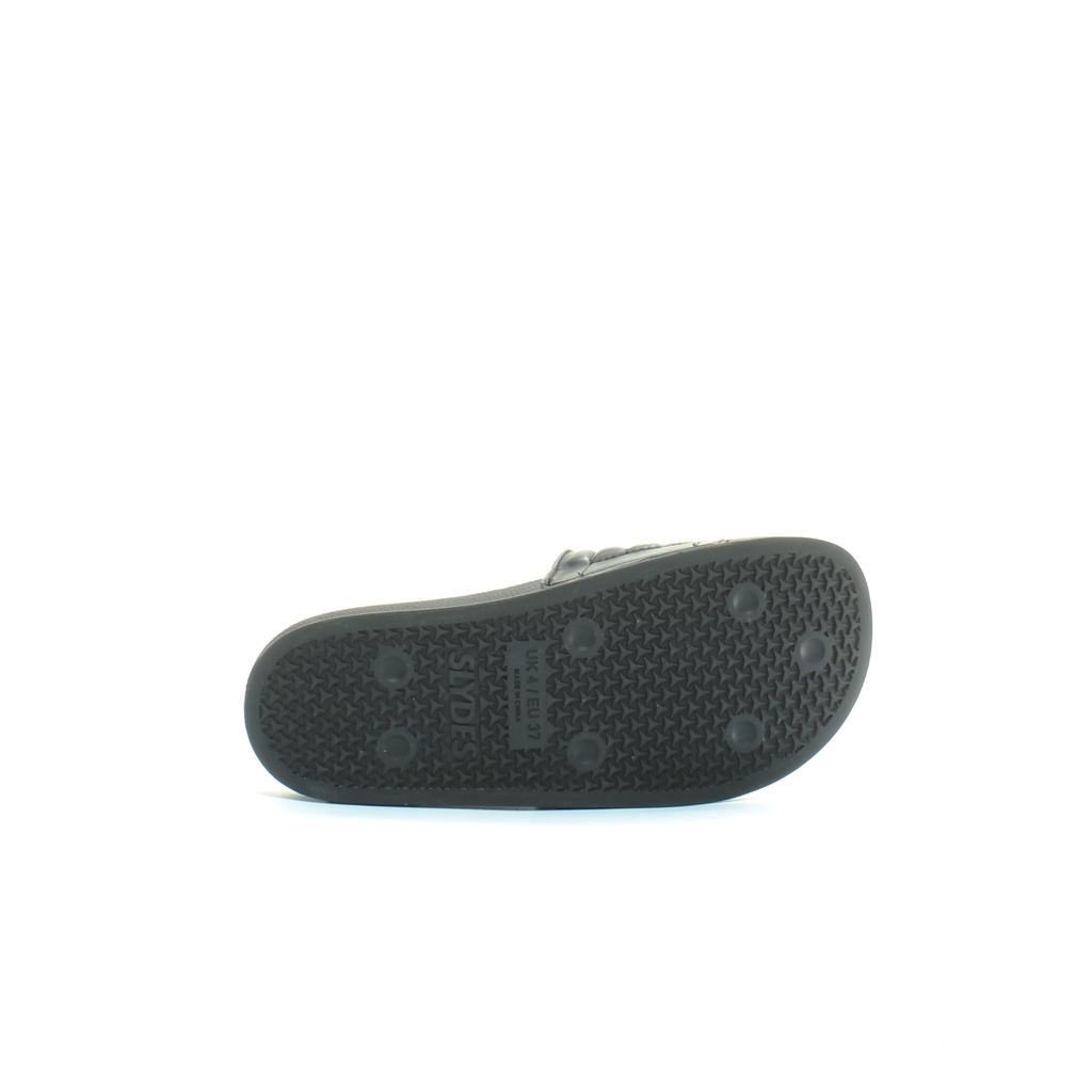 Slydes Port Svart Syntet Dam Slip On Sliders S0421S106 sandaler – bild 2