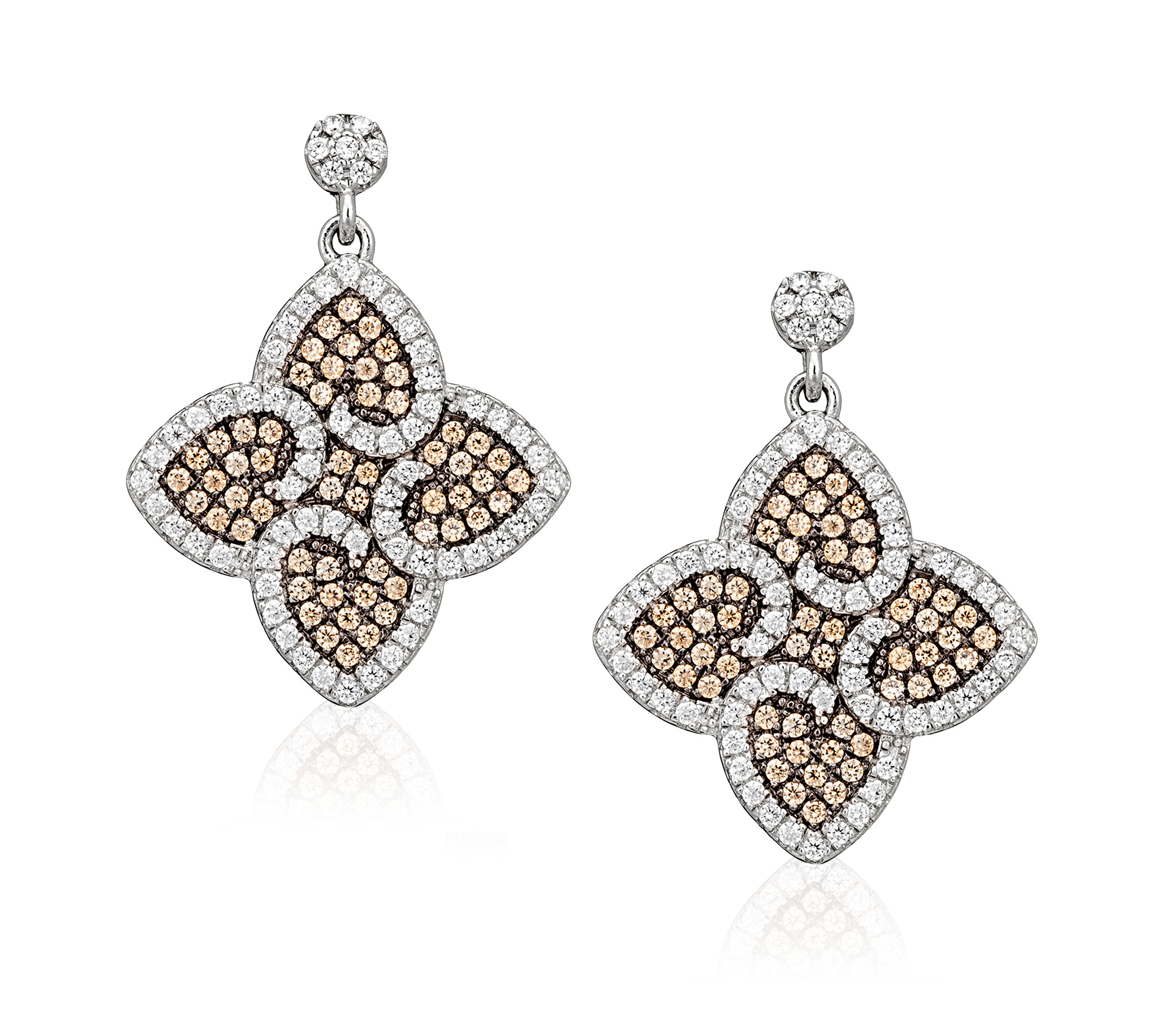 Orphelia Womens 925 Sterling Silver Drop Earrings - Zo-5225 - One Size