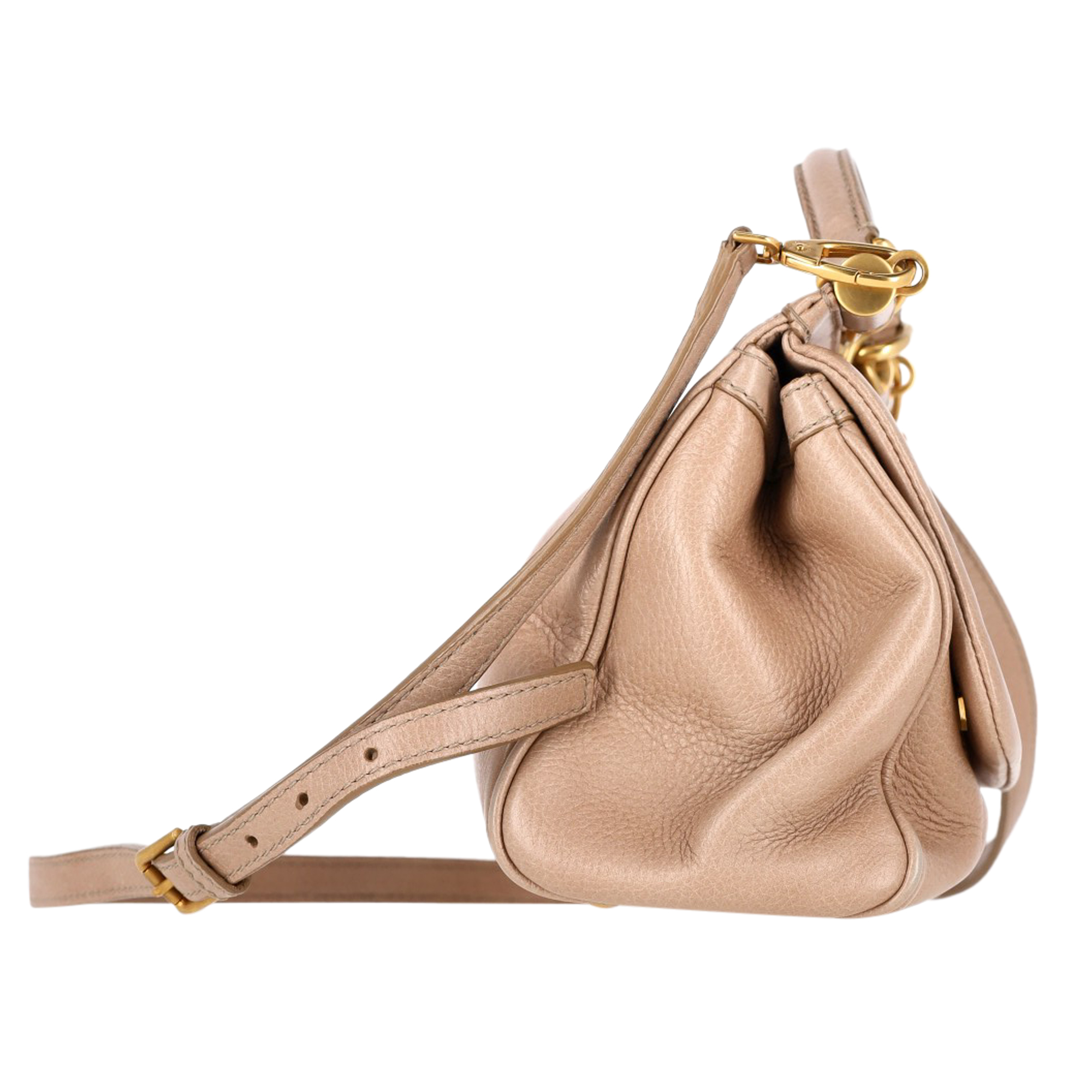 Dolce & Gabbana Pre-owned Dolce & Gabbana Stor Sicily Handväska i Brunt Kalvnappa dam – bild 2