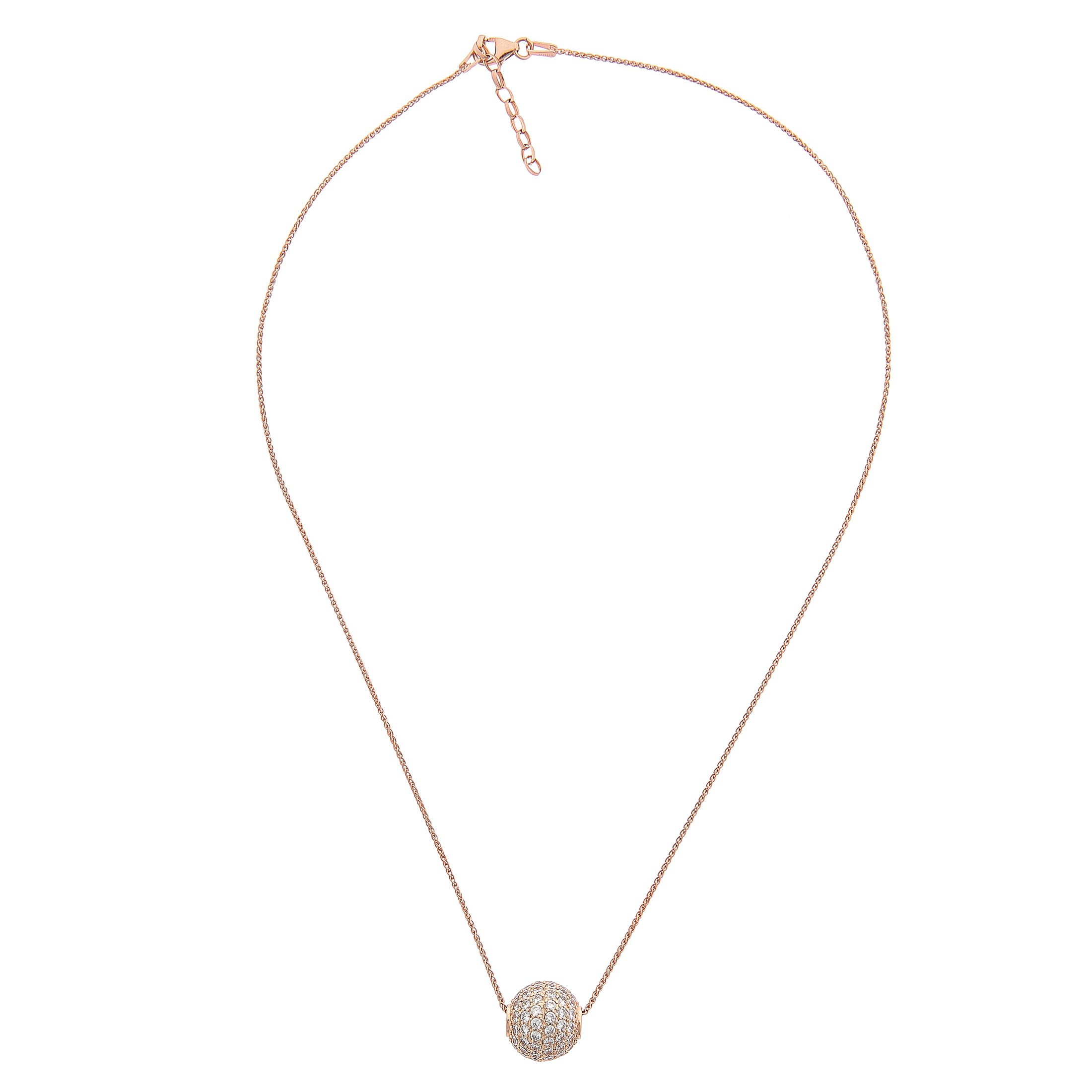 Thumbnail - Orphelia Damen-Kette aus 925er Sterlingsilber mit Anhänger – Rosé ZH-7235/RG