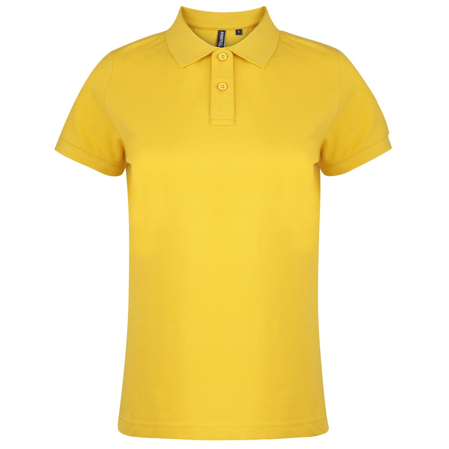 Thumbnail - Asquith & Fox - Unifarbenes Poloshirt - Damen (Sonnenblume)
