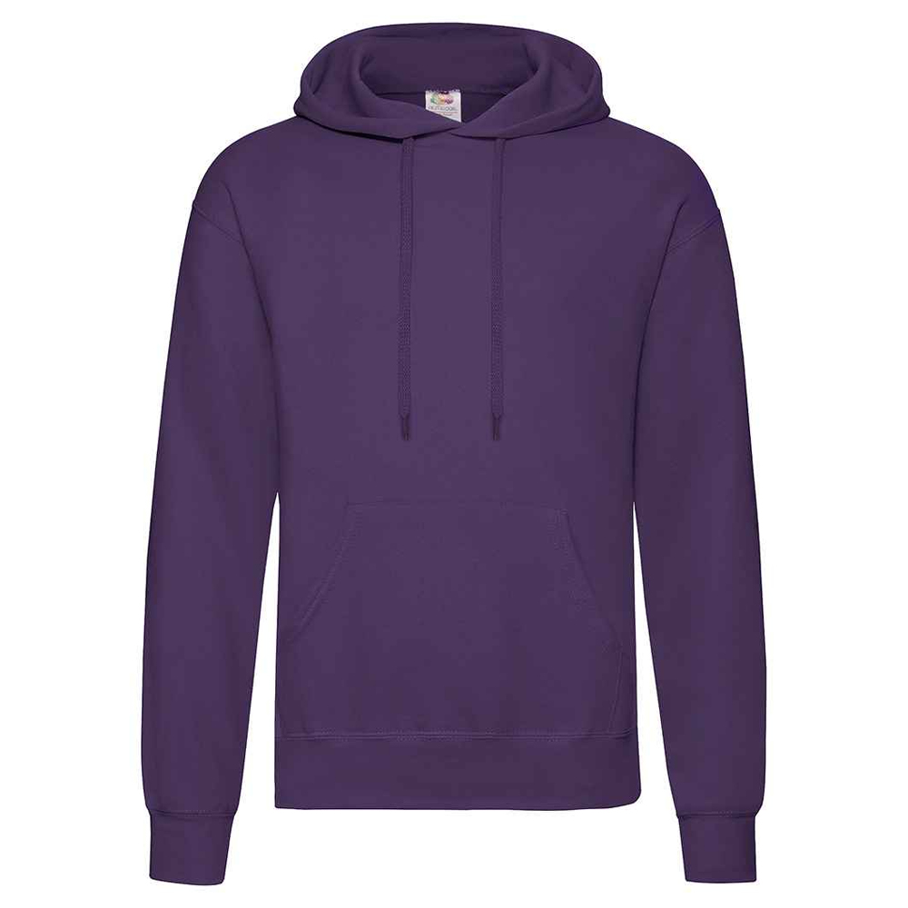 Unisex Classic Hoodie för vuxna (Lila)