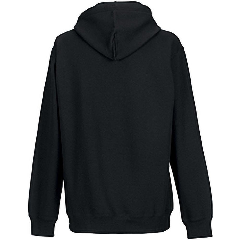 Russell Athletic Russell Färg Mens Hooded Sweatshirt / Hoodie (Svart) herr – bild 2