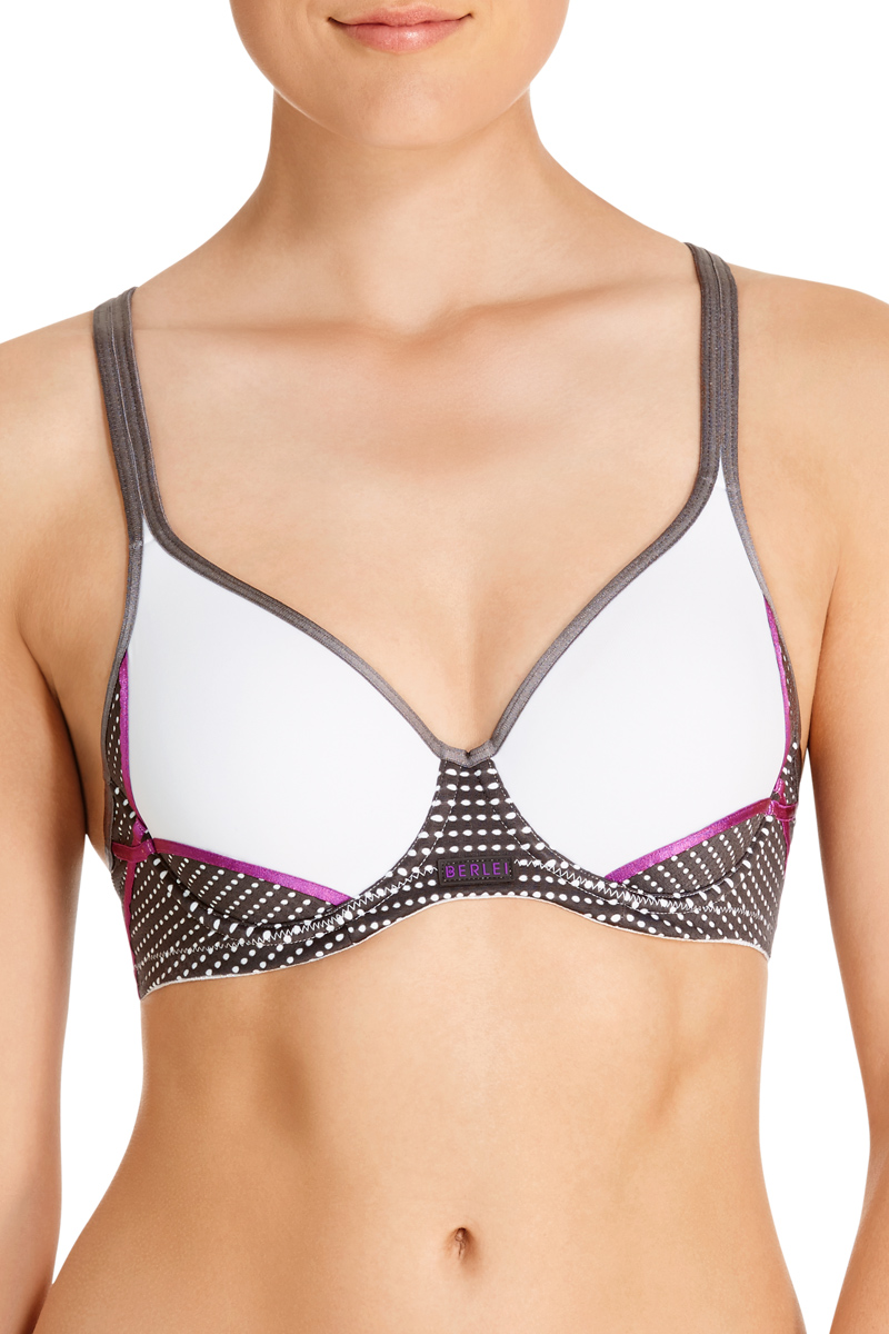 Berlei Womens Electrify Mesh Padded Bra - Scoria - Brown Polyamide - Size 30C