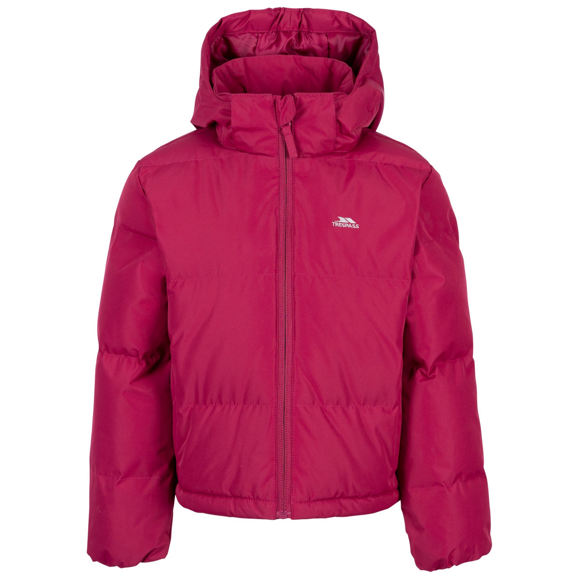 Thumbnail - Trespass Mädchen Missie Logo Jacke (Berry)