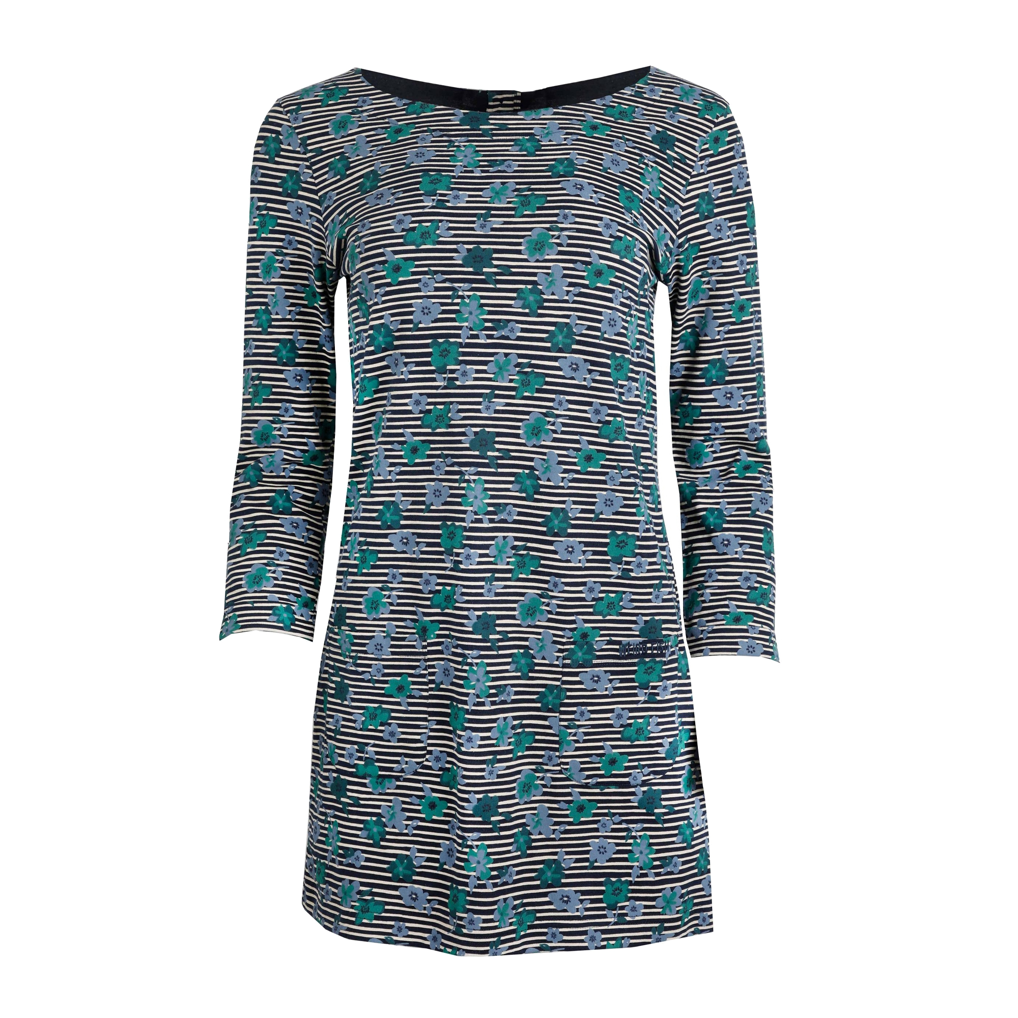 Thumbnail - Weird Fish - "Charlotte" Tunika Baumwolle aus biologischem Anbau für Damen (Marineblau)