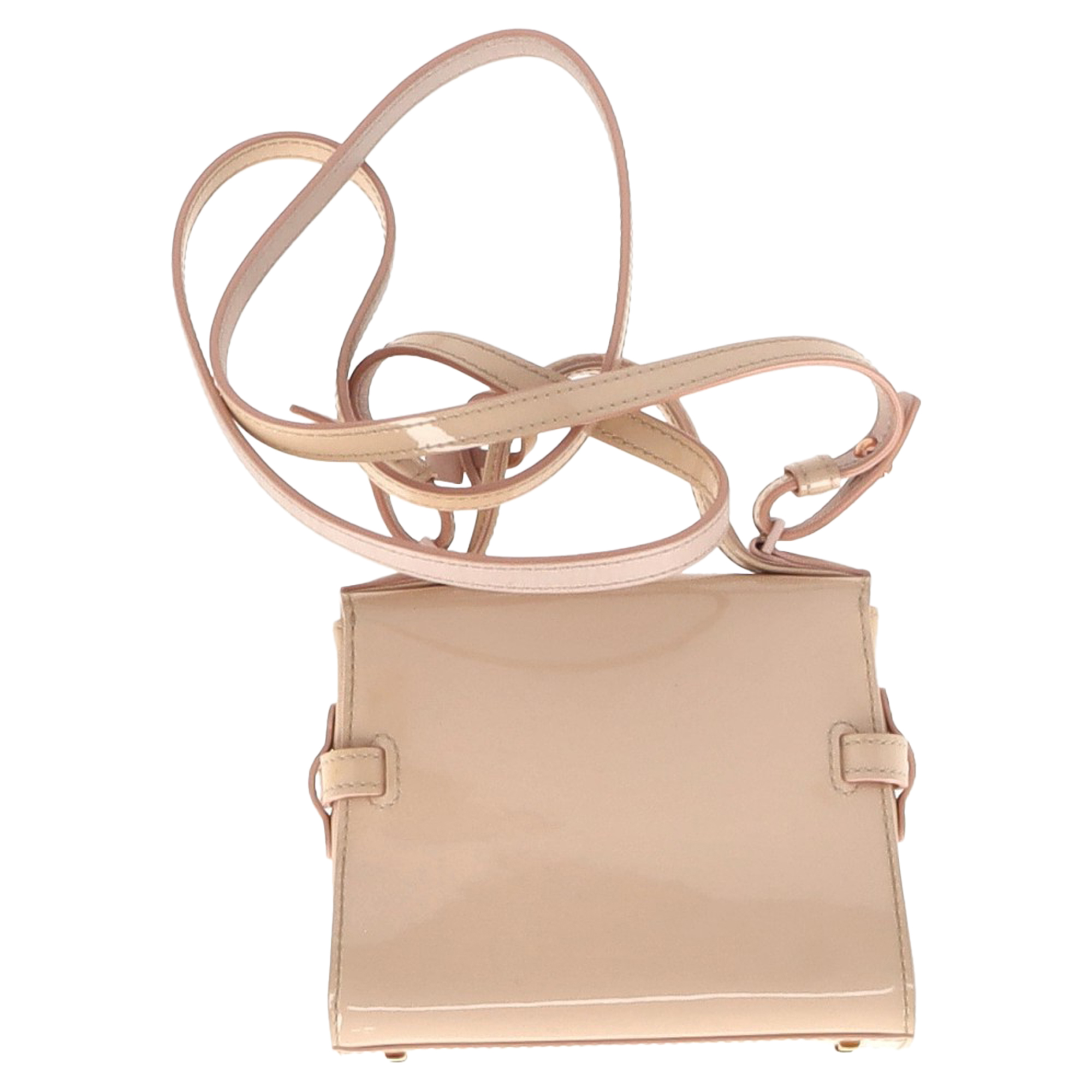 Delvaux Pre-owned Delvaux Tempete Micro-väska i beige lackläder dam – bild 2