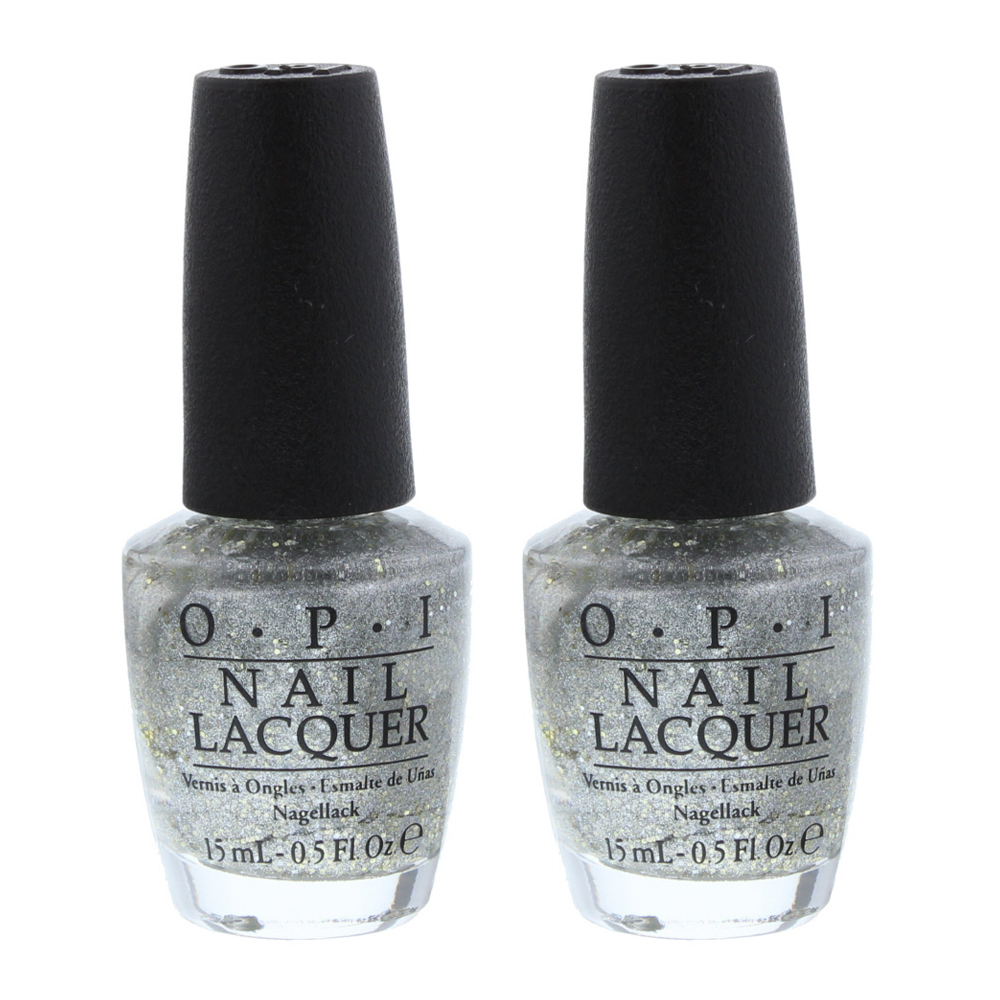 OPI Womens Nail Lacquer 15ml - Super Star Status x 2 - NA - One Size