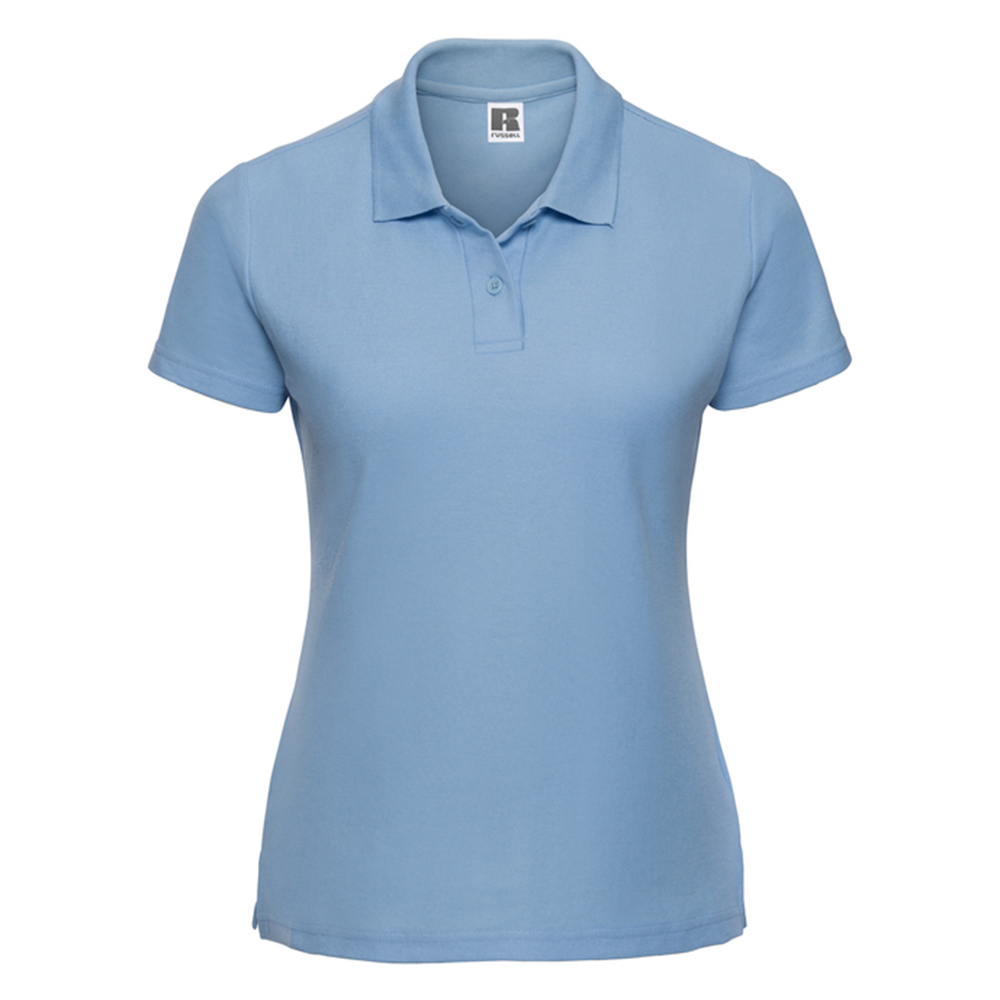 Russell - "Classic" Poloshirt für Damen (Himmel)
