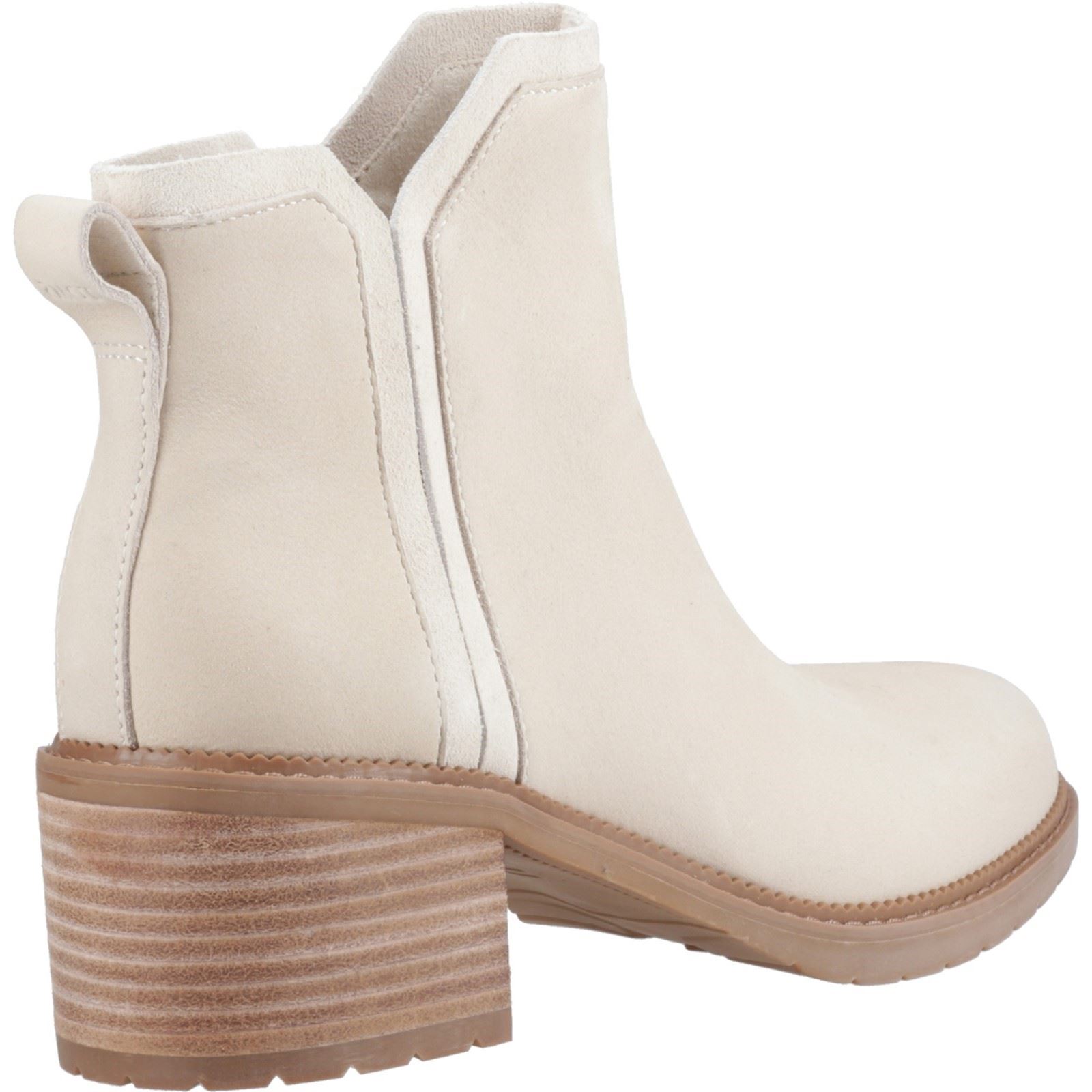 TOMS Hailey Leather Beige stövlar för kvinnor dam – bild 2