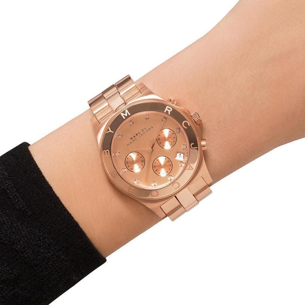 Marc Jacobs MBM3102 Rose Gold Tone Damklocka – bild 2