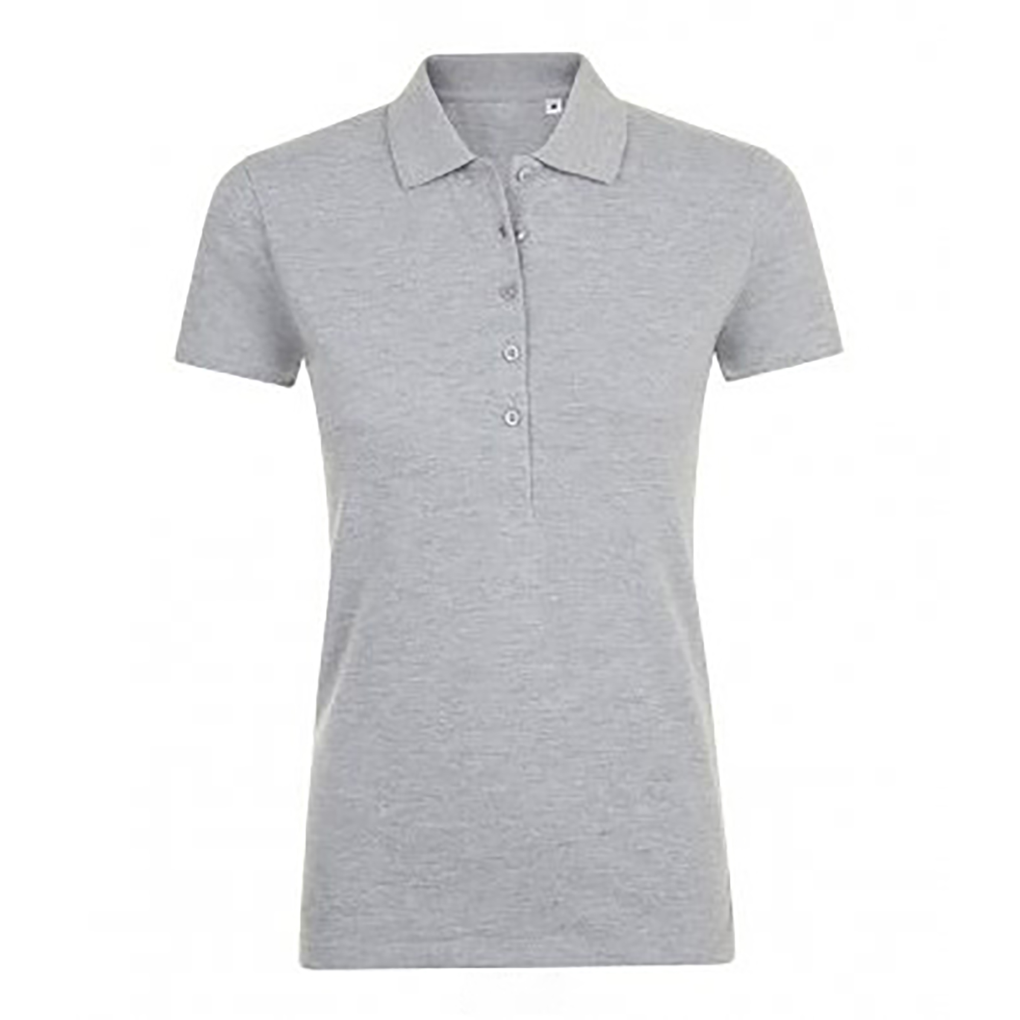 SOLS Damen/Damen Phoenix Kurzarm-Pique-Poloshirt (Grau meliert)