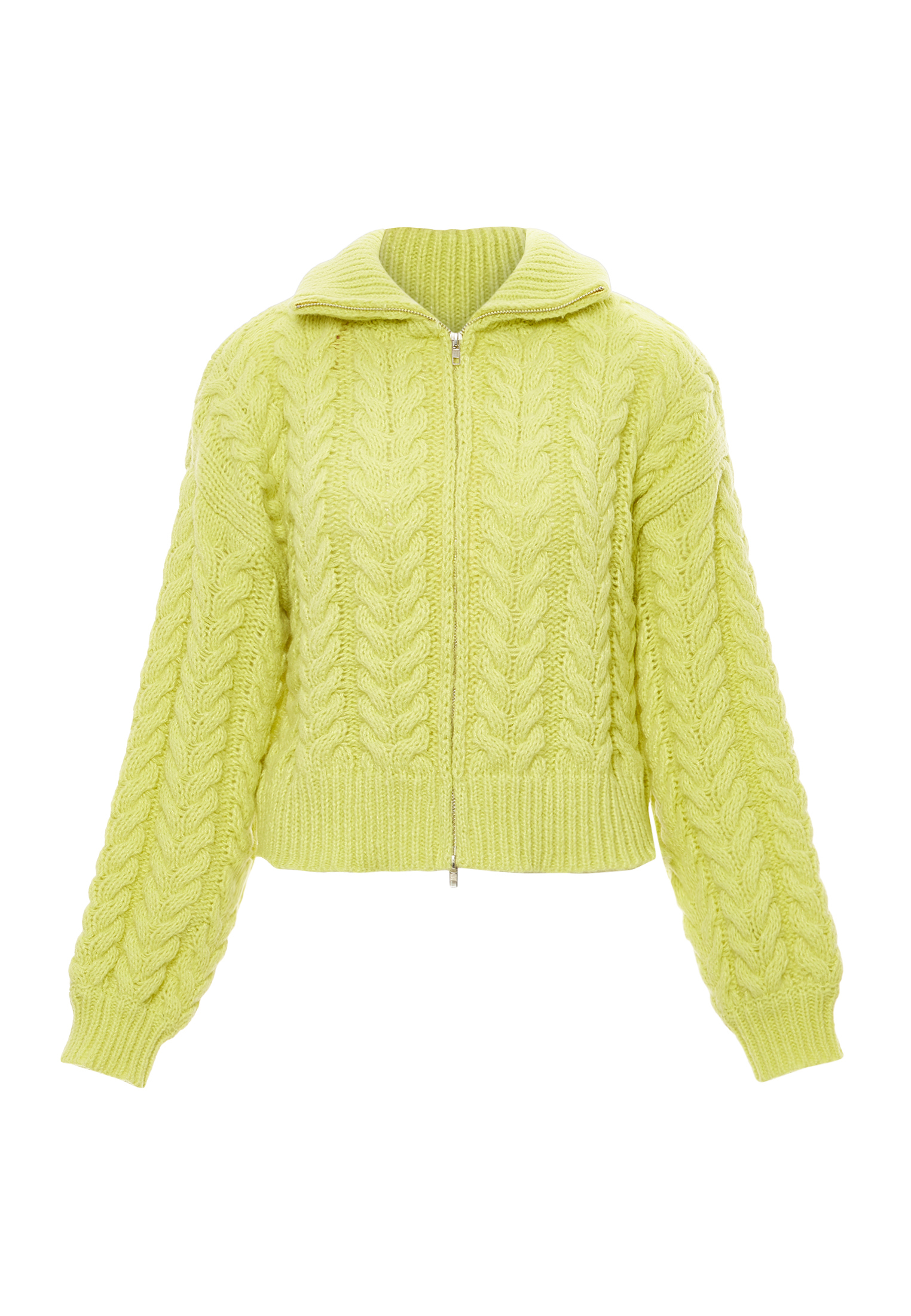 Thumbnail - Mymo Strickjacke Damen Limette