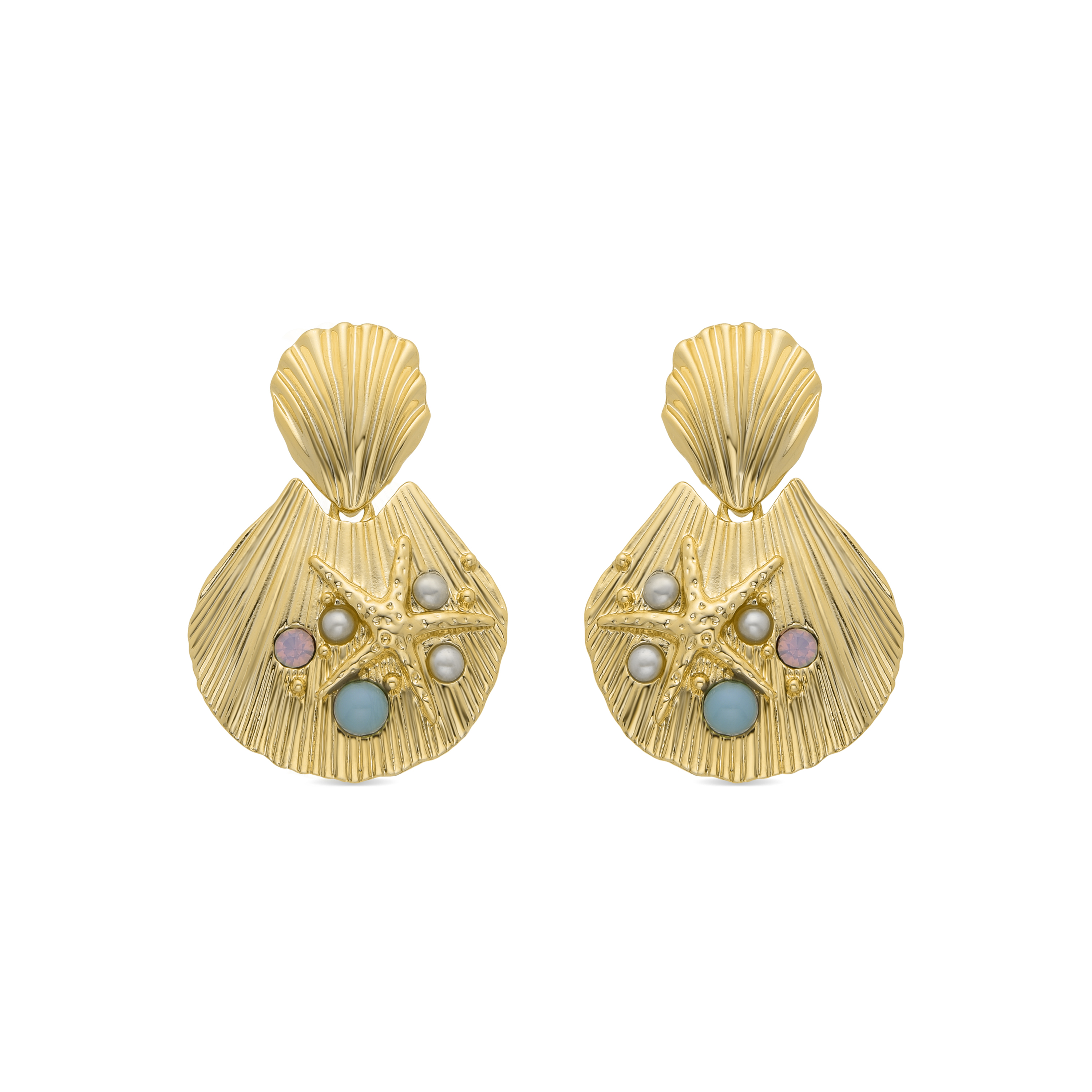 Thumbnail - Luxenter-Ohrringe aus 18k Gelbgold - Zintol