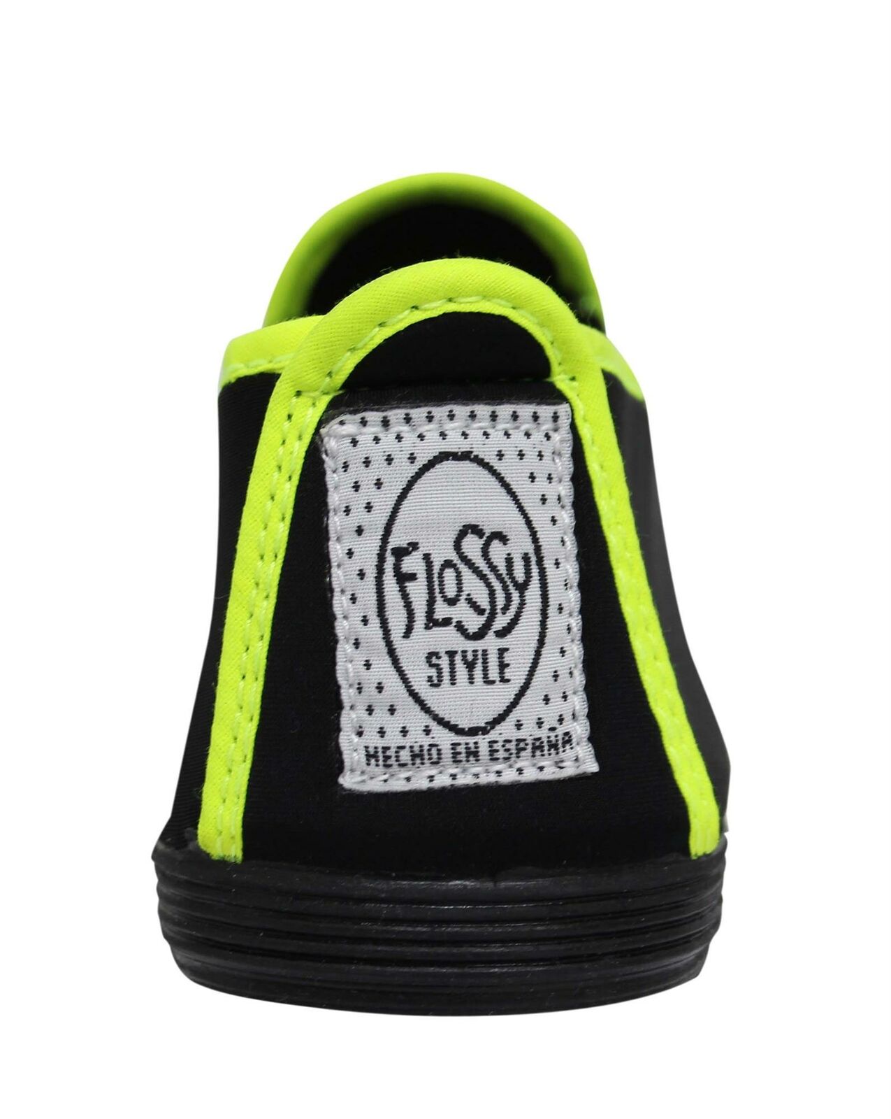 Flossy Style Novelda Svarta Plimsolls låga sneakers herr – bild 2