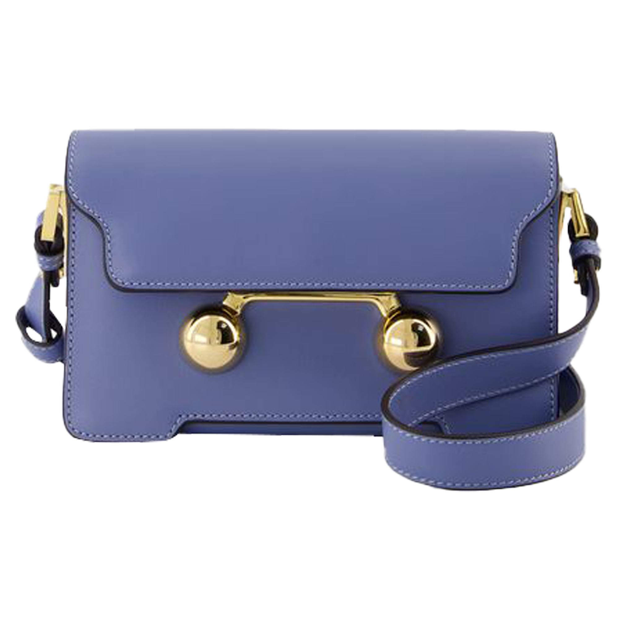 Marni Mini Schoudertas -  - Leer - Blauw