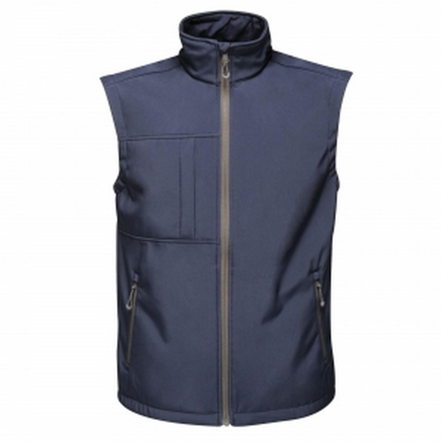 Regatta Heren Octagon 3 Layer Printable Softshell Bodywarmer (Marine)