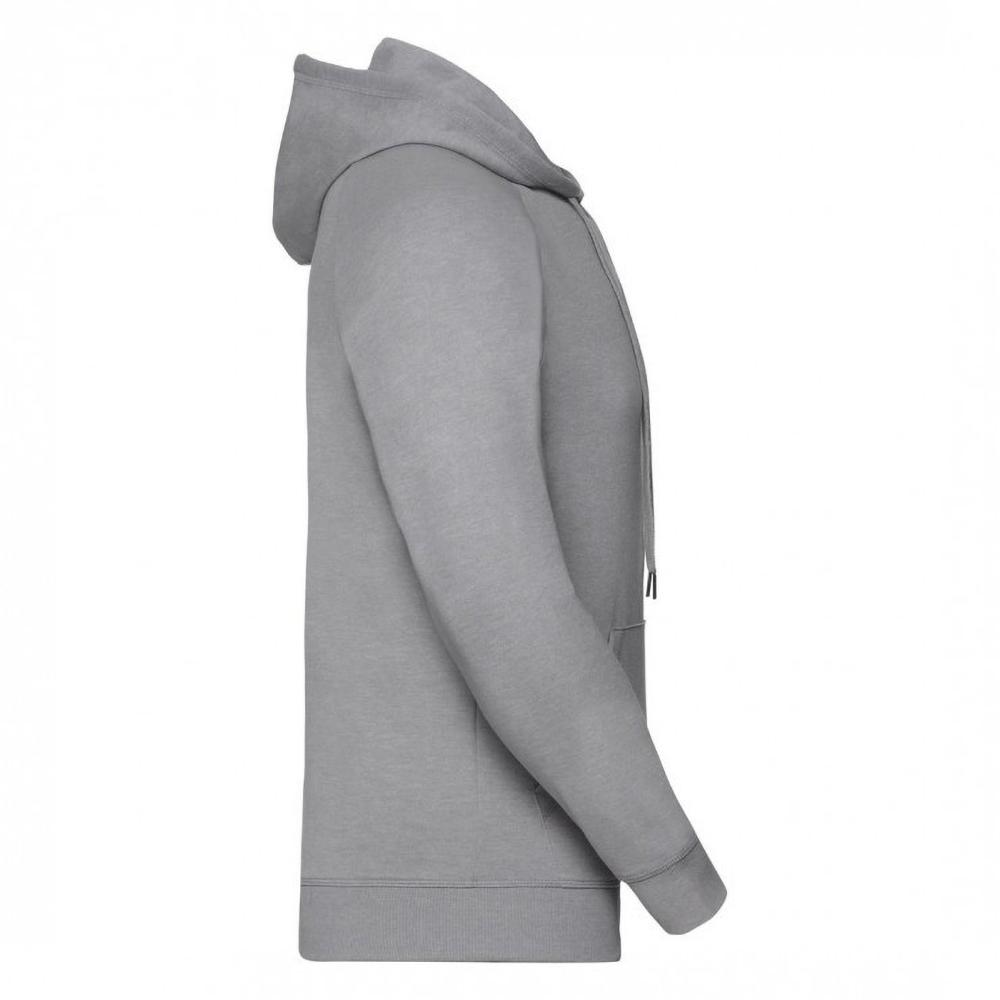 Russell Athletic Russell Mens Authentic Full Zip Hooded Sweatshirt / Hoodie med hel dragkedja (Ljus Oxford) herr – bild 2
