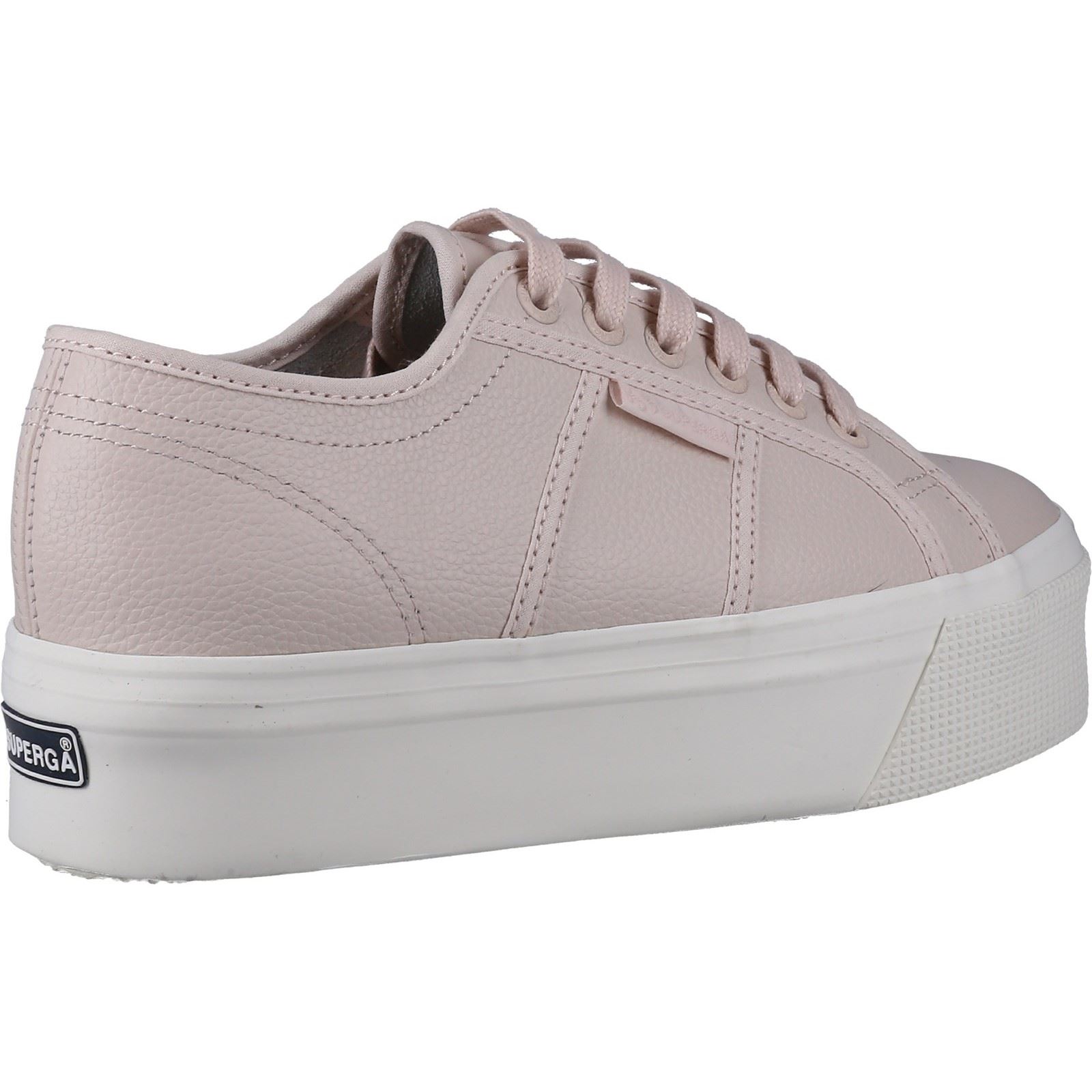 Superga 2790 Läder Dam Pink Almond Träningsskor – bild 2