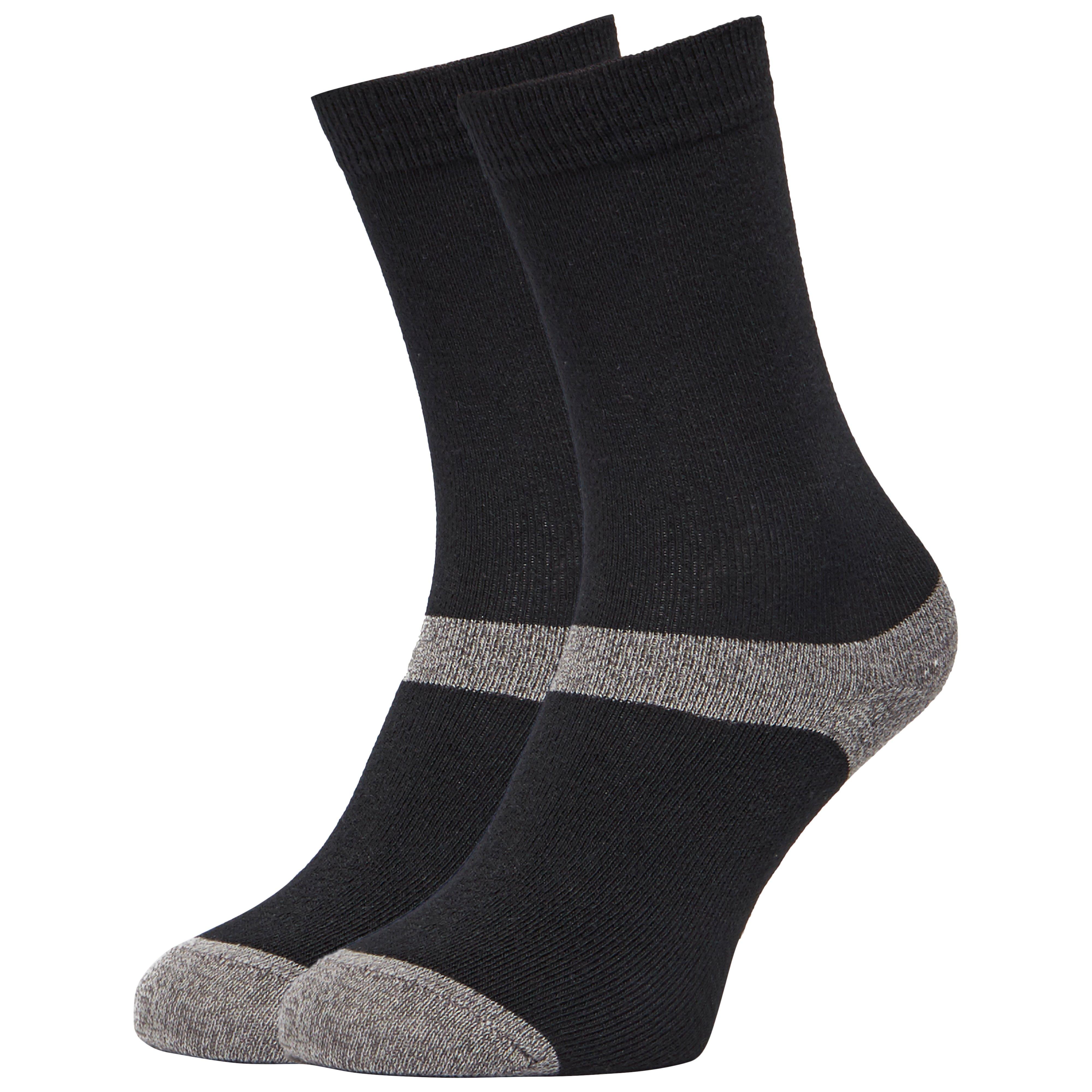 Peter Storm Mens Unisex Multiactive Coolmax Liner Socks - Black - Size Large