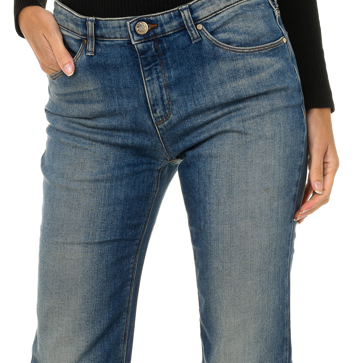 Armani Långbyxor i stretchdenim för kvinnor 6X5J85-5D0JZ dam – bild 2