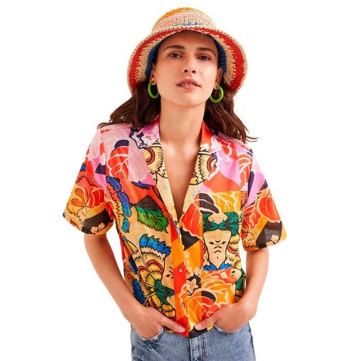 Thumbnail - Desigual Damen Shirt Orange