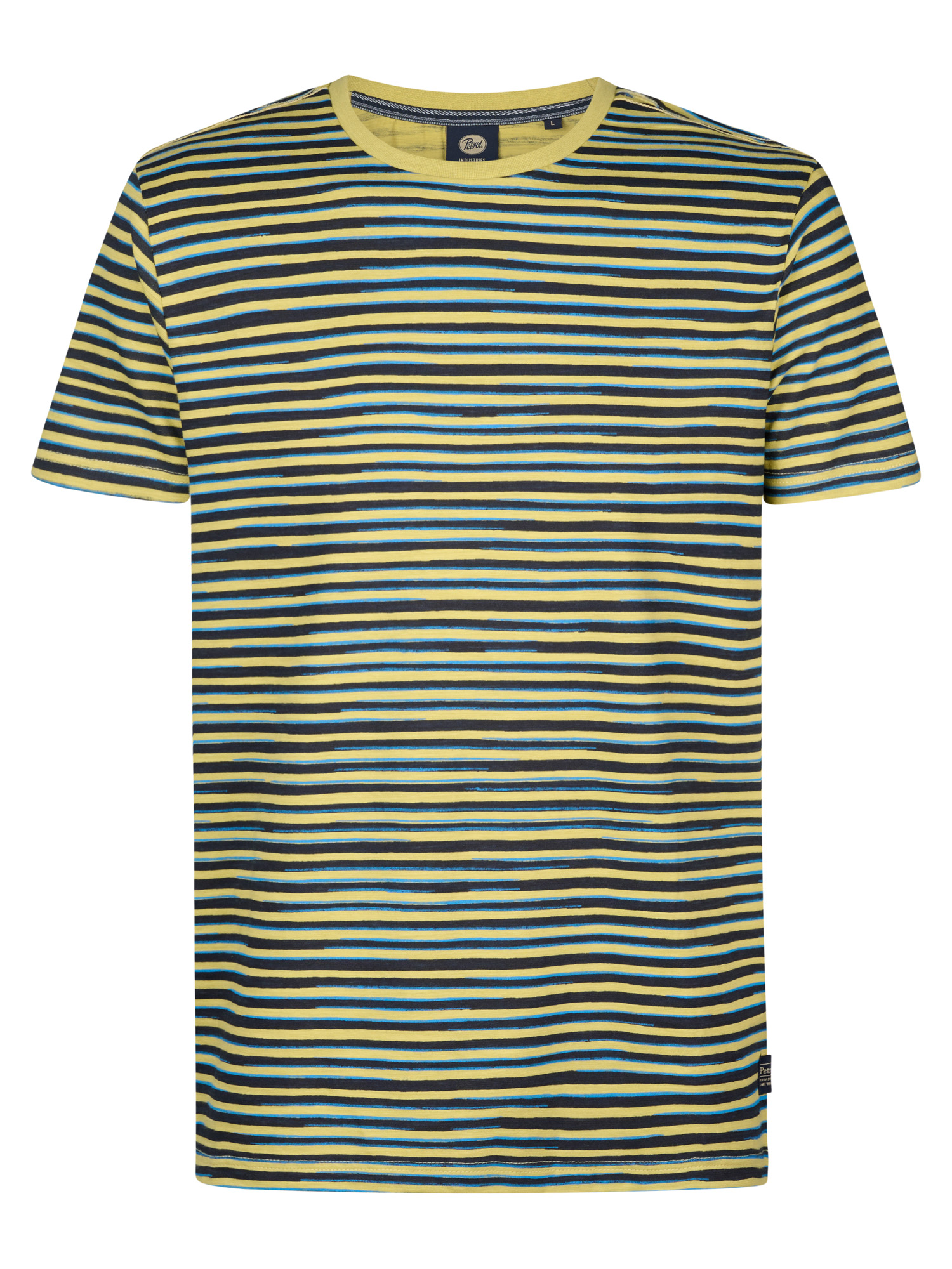 Thumbnail - Petrol Industries - Gestreiftes T-Shirt Anchorview Herren - Grün