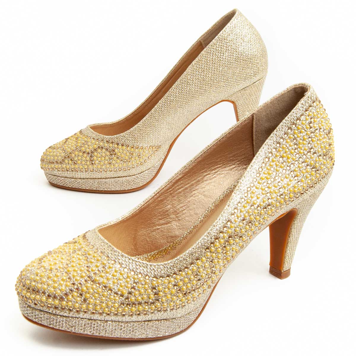 Thumbnail - Montevita Absatzschuh Unne67 in Gold