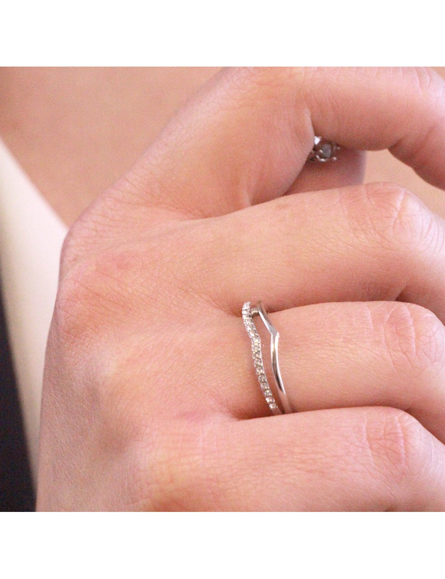 MYC Paris Tiryns Ring Silver och Kristall dam – bild 2
