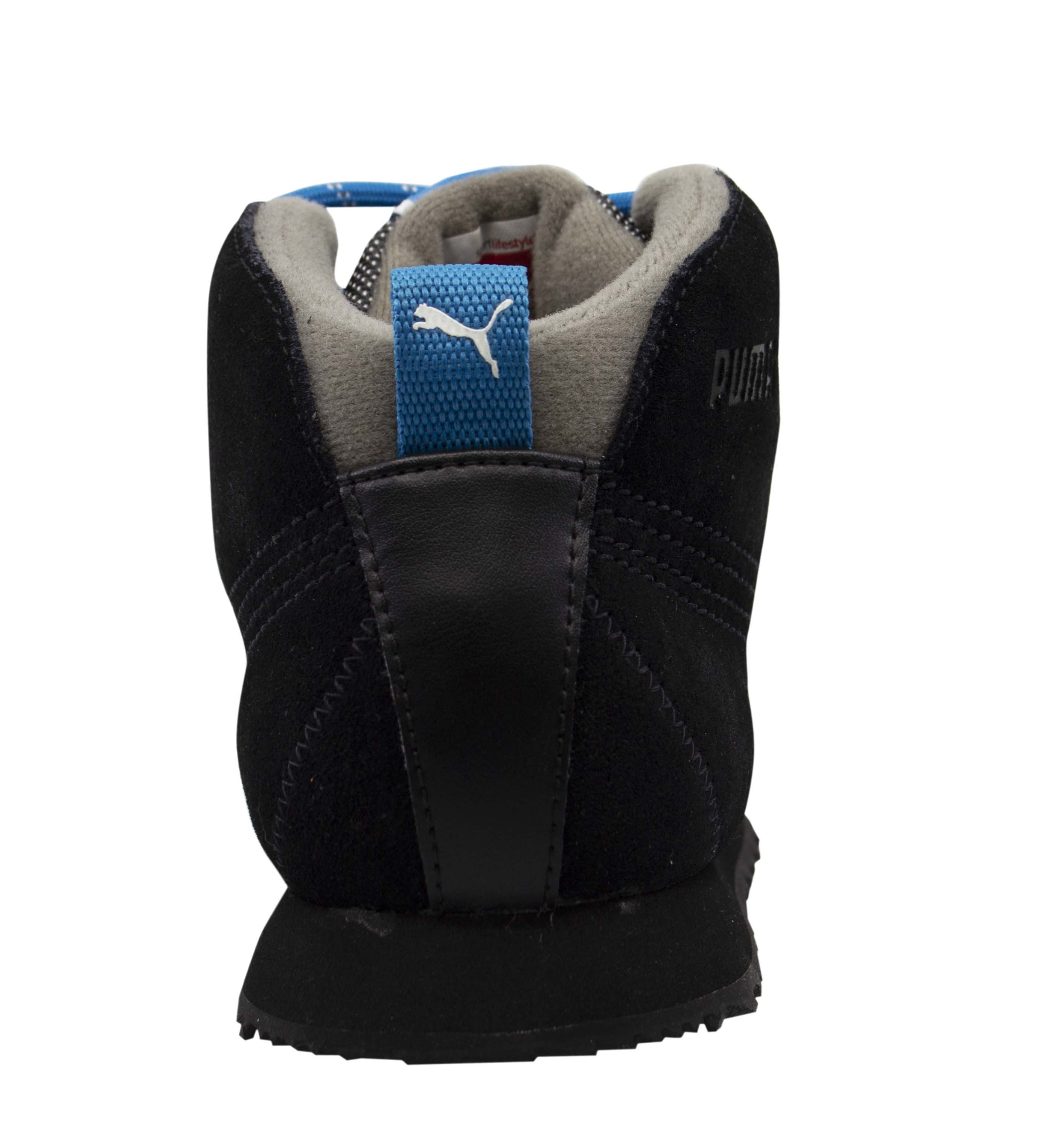 Puma Roma Hiker Svart Mocka Läder Outdoor Lace Up Herr Träningsskor 353795 02 – bild 2