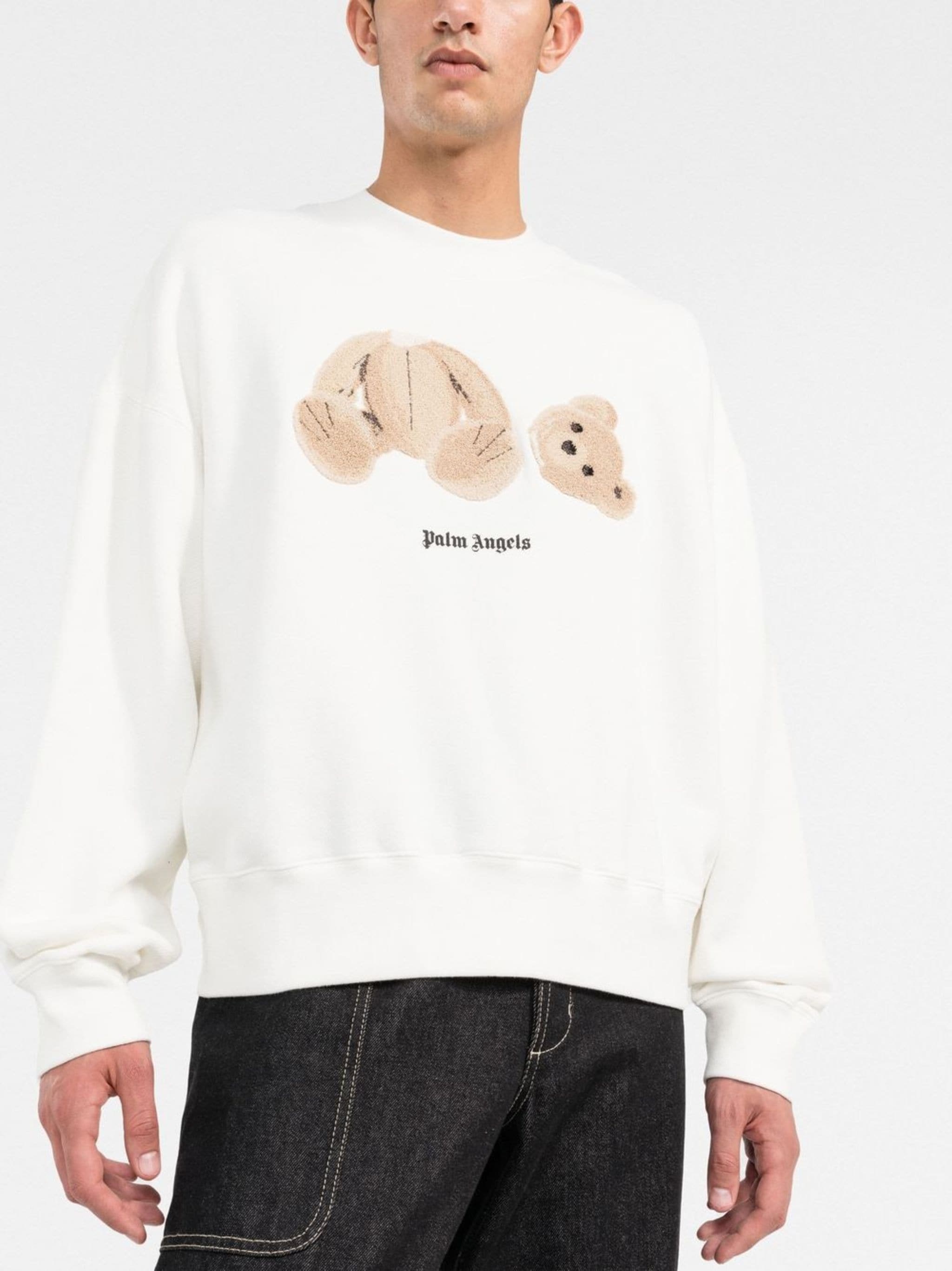 Palm Angels Bear Crew Neck Sweatshirt herr – bild 2