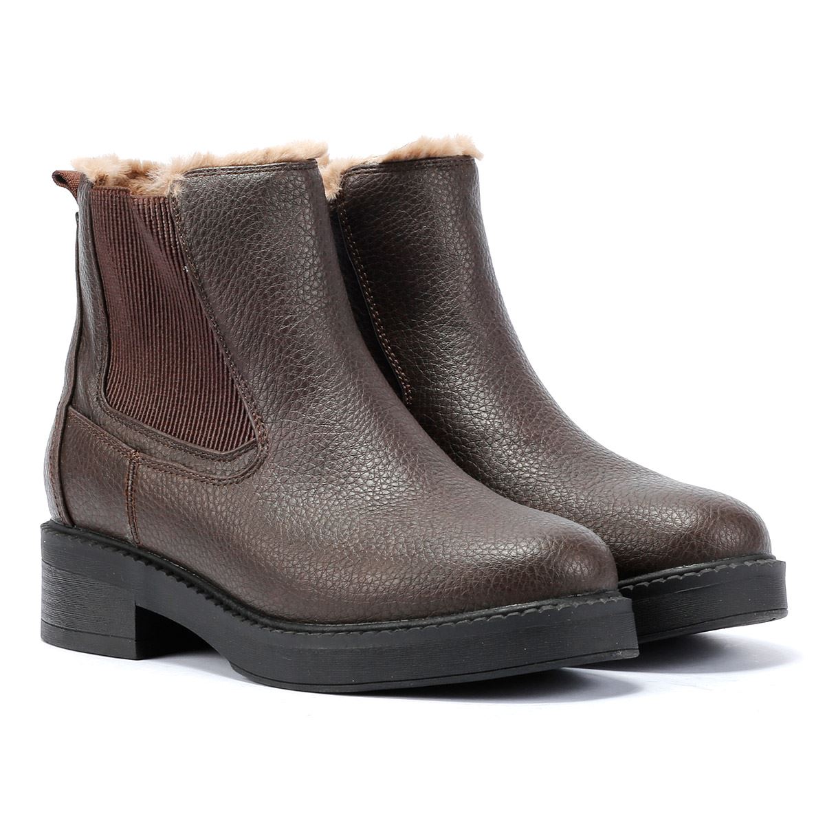 Thumbnail - Blowfish Malibu Vera Cozy Damenstiefel Aus Kunstleder In Braun