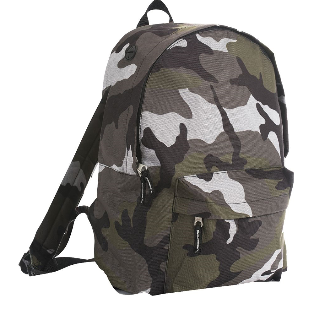 Thumbnail - SOLS Kinder Rucksack / Schultasche Rider (Camouflage)