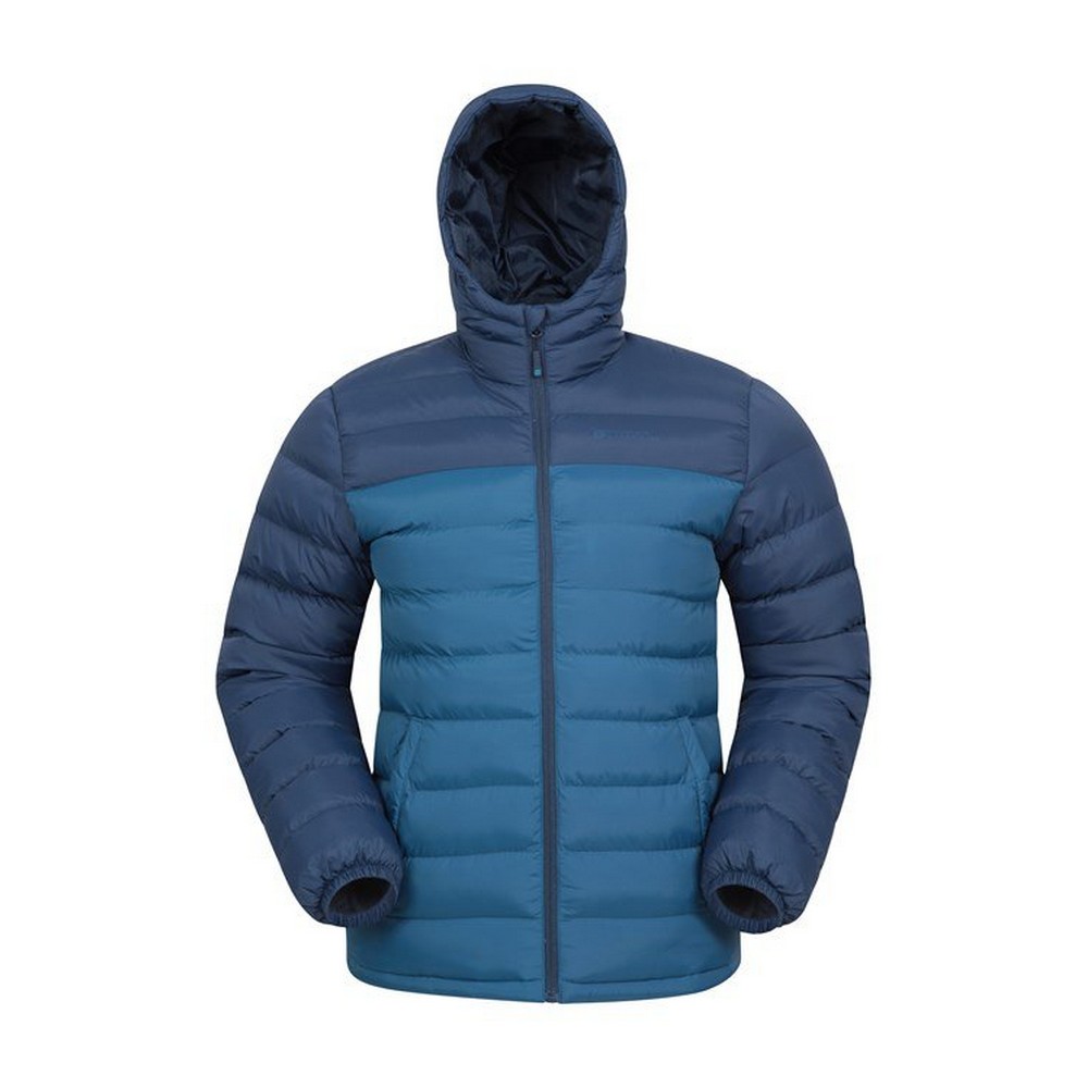 Mountain Warehouse Mens Seasons Padded Jacket (Teal) - Size 2XS