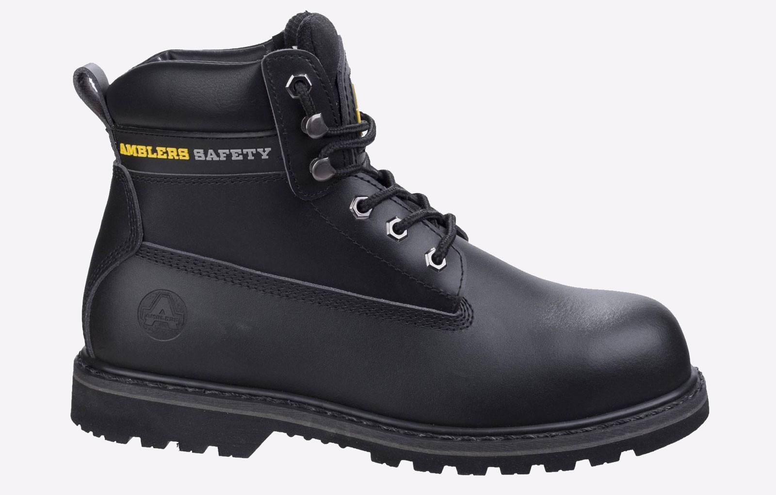 Amblers Safety FS9 Goodyear Welted Boots Mens - Black - Size UK 6