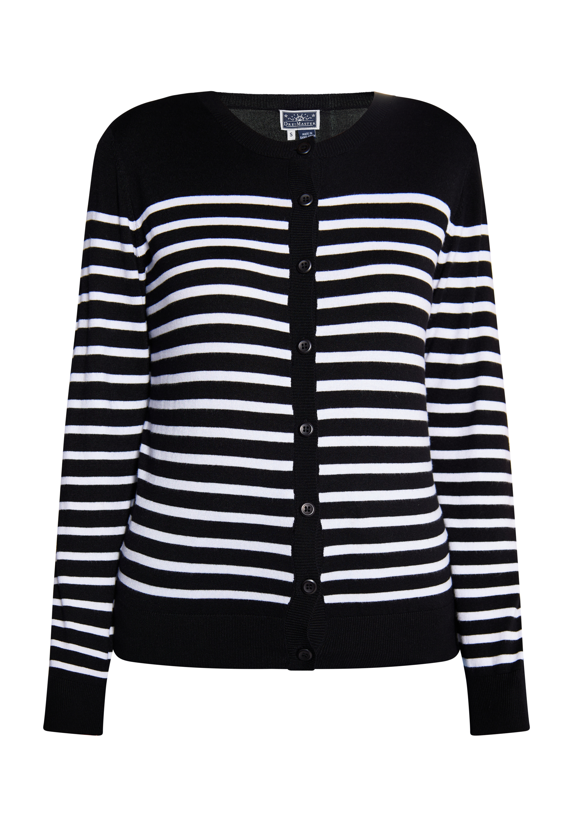 Dreimaster Vest Dames zwart wit