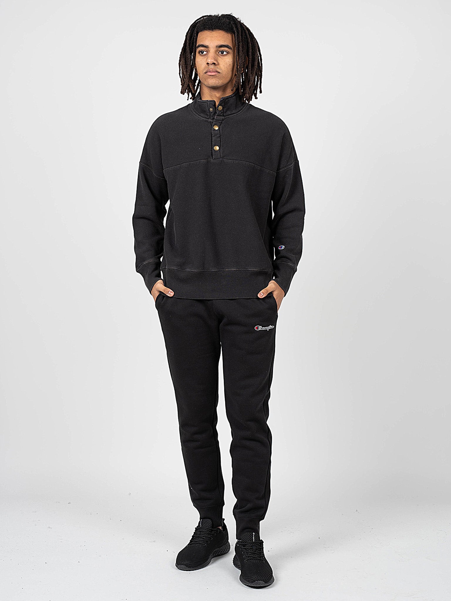CHAMPION Sweatshirt Svart för män herr – bild 2