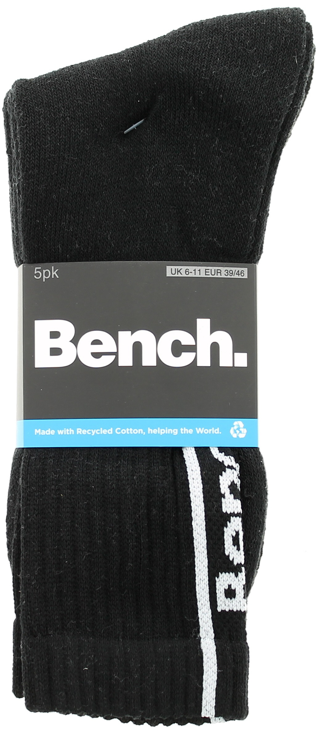 Bench Mens Socks 5pk Medine black
