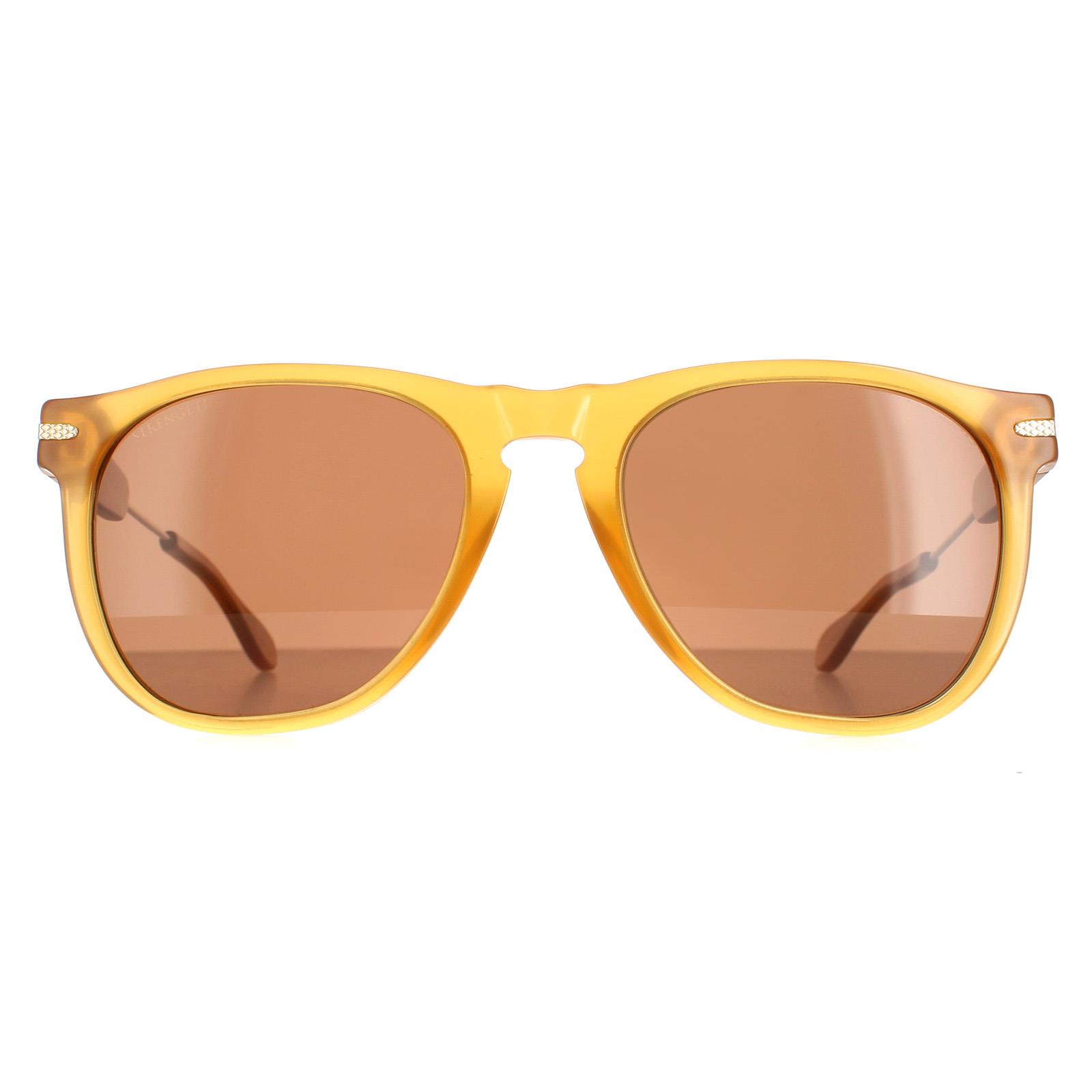 Thumbnail - Lunettes de soleil Serengeti Amboy SS530002 GOLD GOLD GOLD POLARISED POLALISE BRORN
