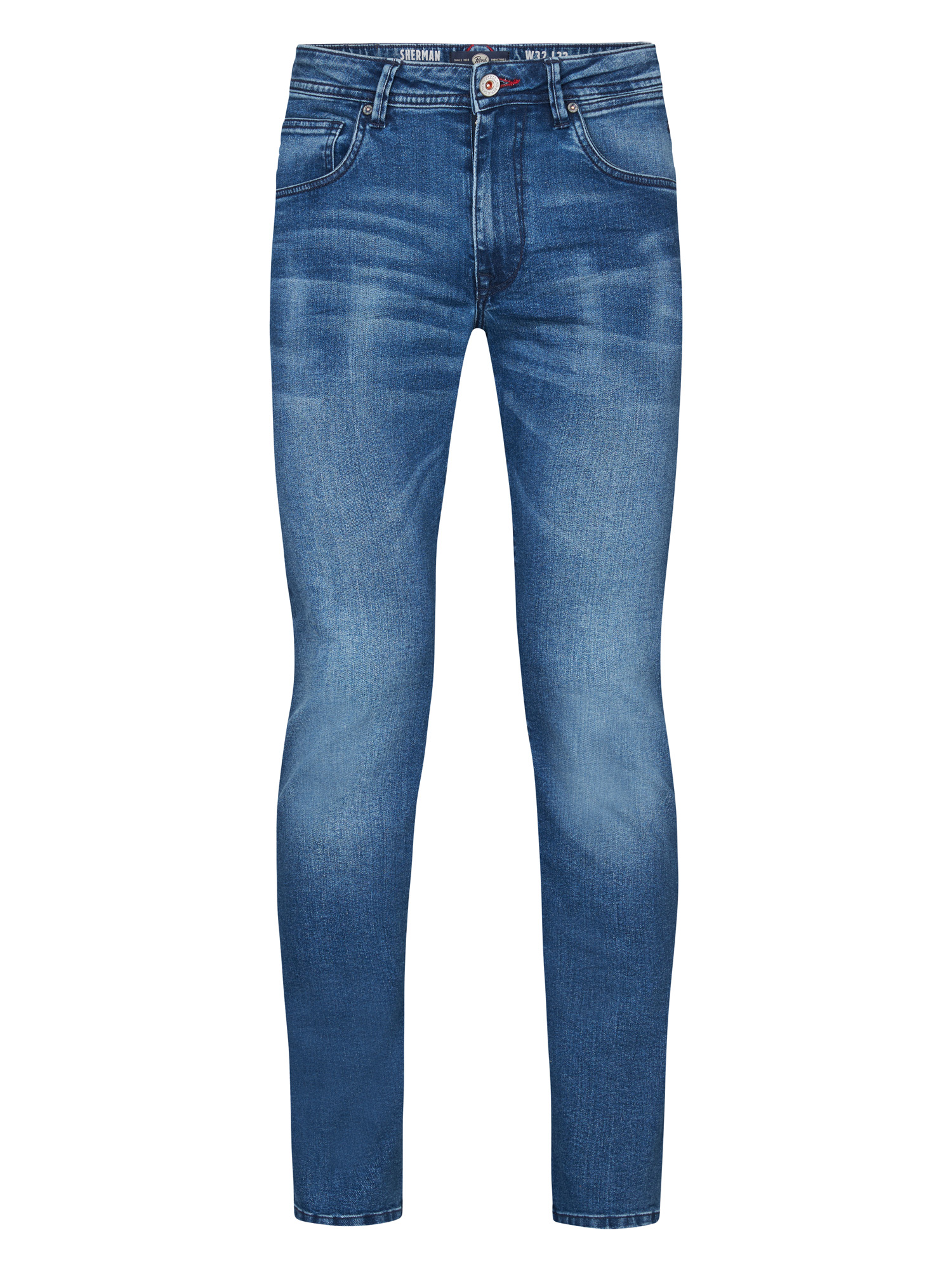 Thumbnail - Petrol Industries - Slim Fit Jeans Sherman Herren - Blau